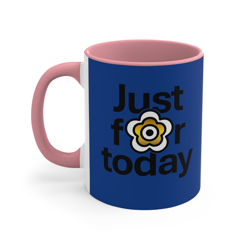 P🌺🌺P2Poppies Just for Today – Motivational Recovery Mug