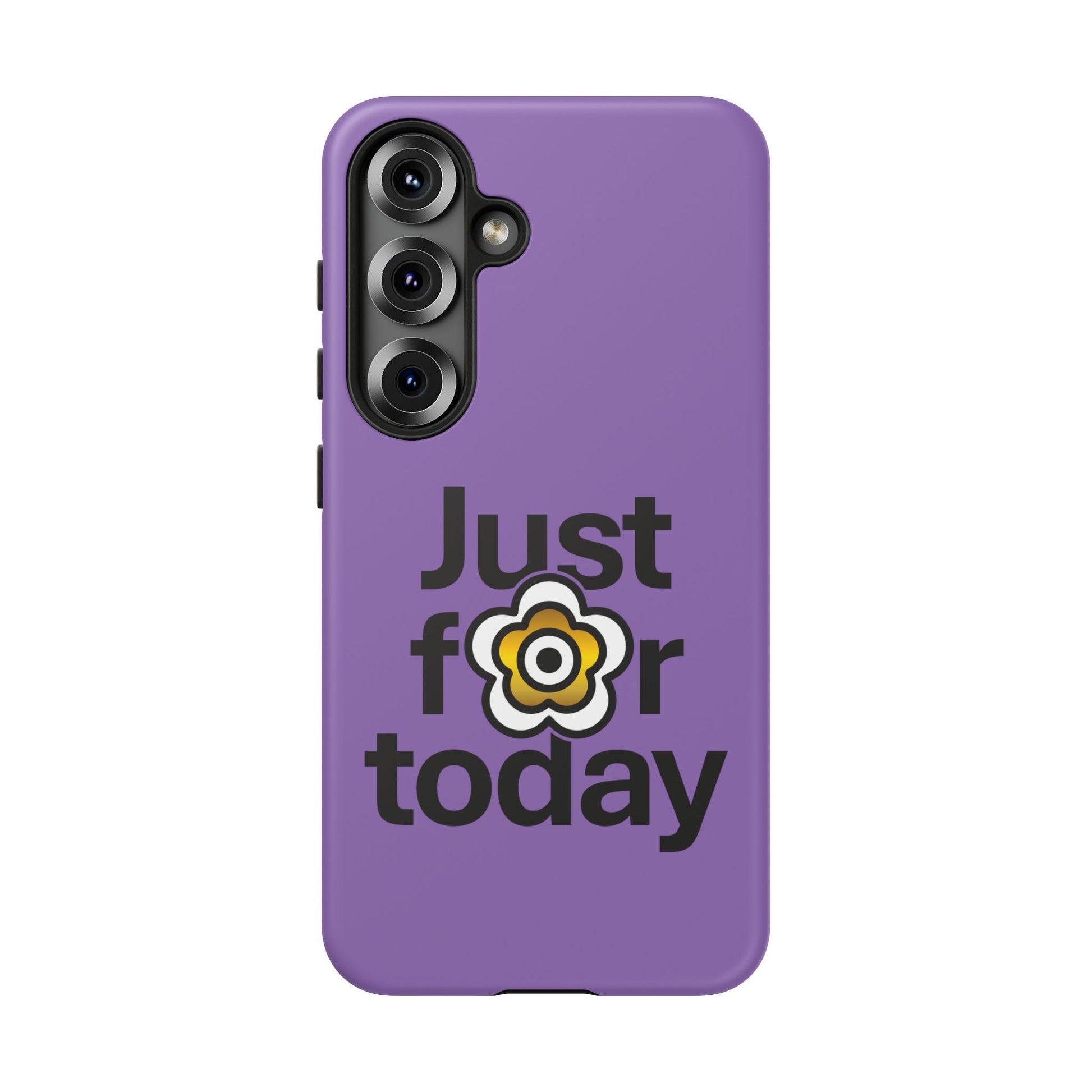 P🌺🌺P2Poppies Just for Today Samsung Phone Case – Inspirational Recovery Protection