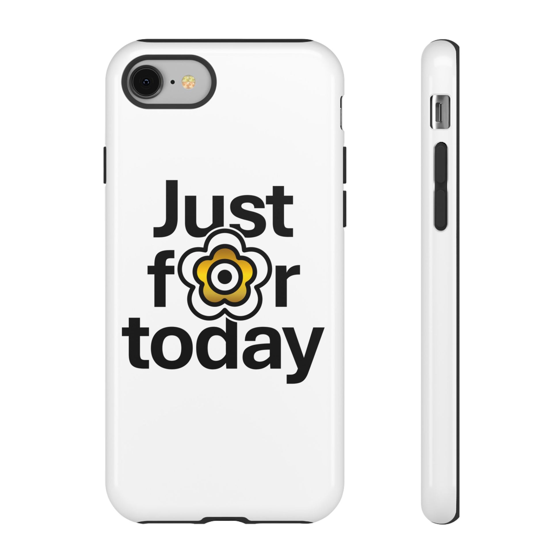 P🌺🌺P2Poppies Just for Today i-Phone Case – Inspirational Recovery Protection