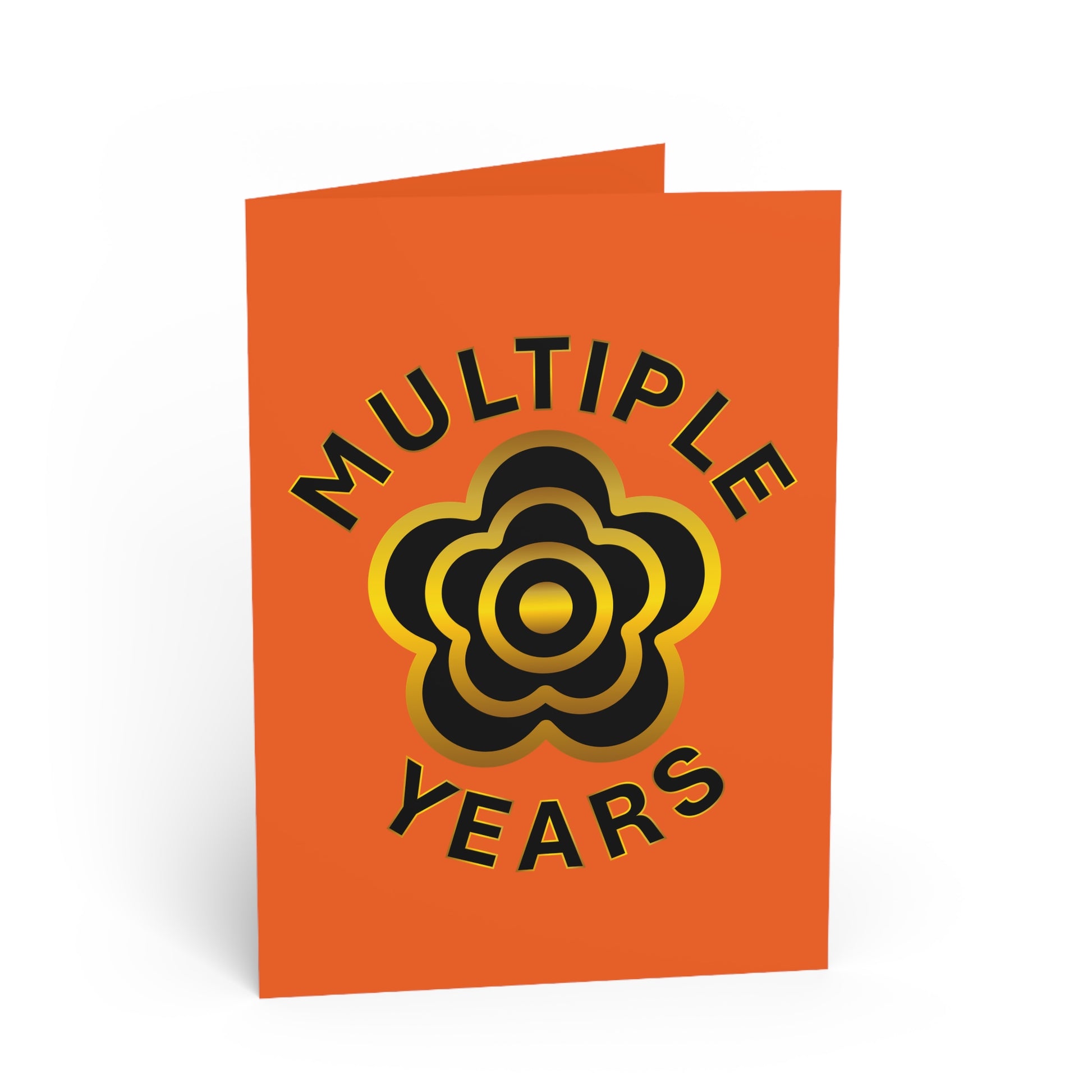 P🌺🌺P2Poppies Multiple Years Milestone Greeting Card