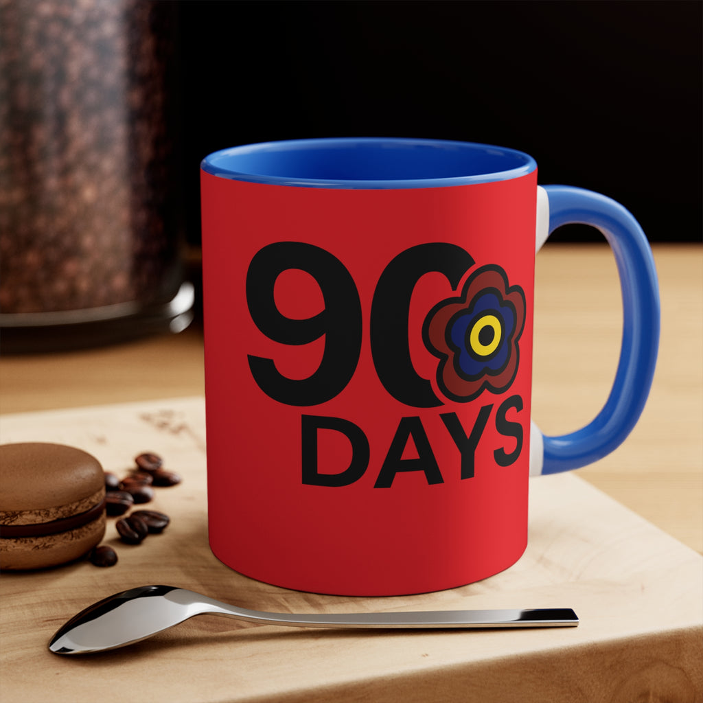 P🌺🌺P2Poppies 90 Days – Motivational Recovery Mug