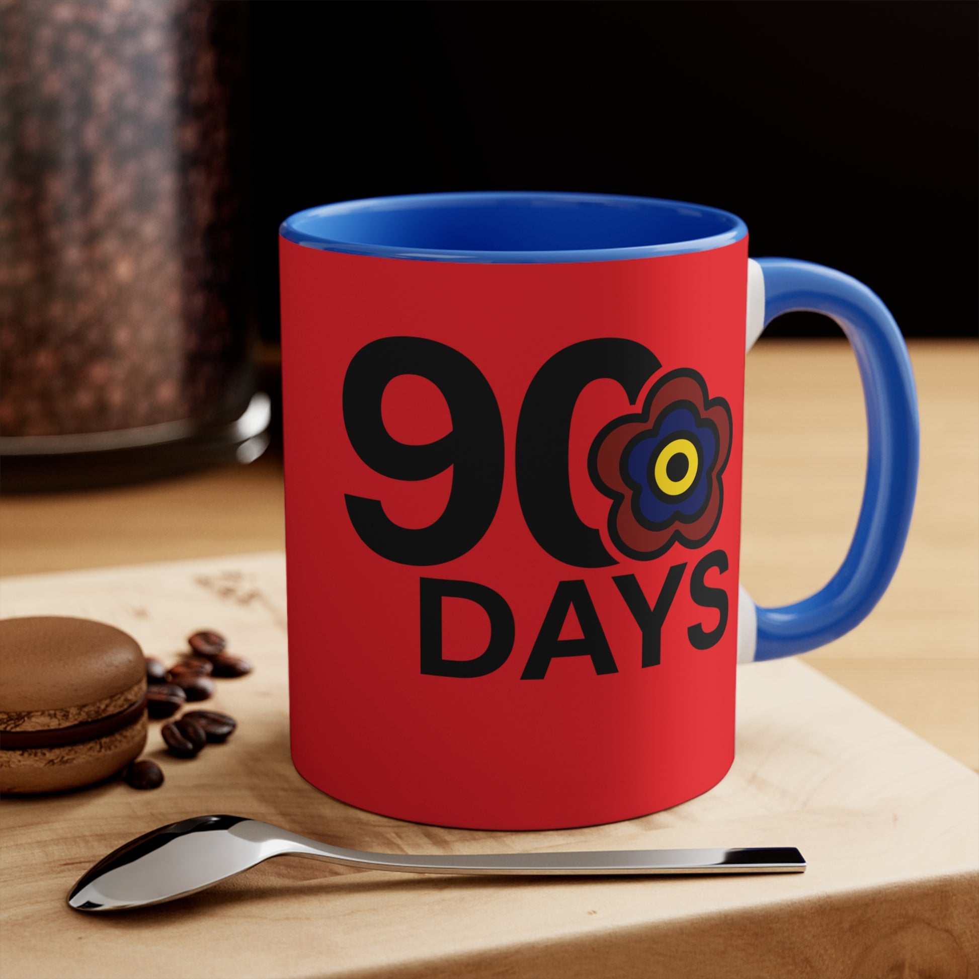 P🌺🌺P2Poppies 90 Days – Motivational Recovery Mug