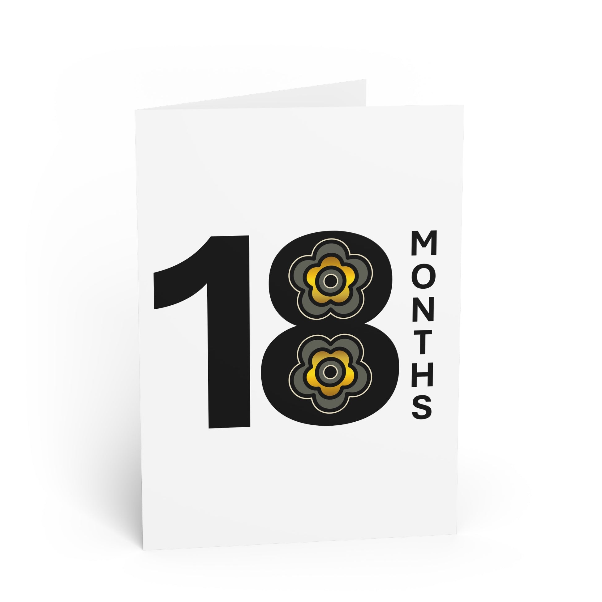 P🌺🌺P2Poppies 18 Months Milestone Greeting Card