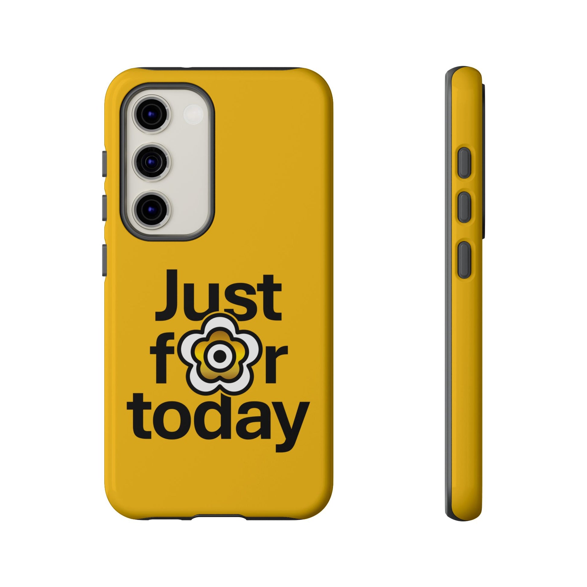 P🌺🌺P2Poppies Just for Today Samsung Phone Case – Inspirational Recovery Protection