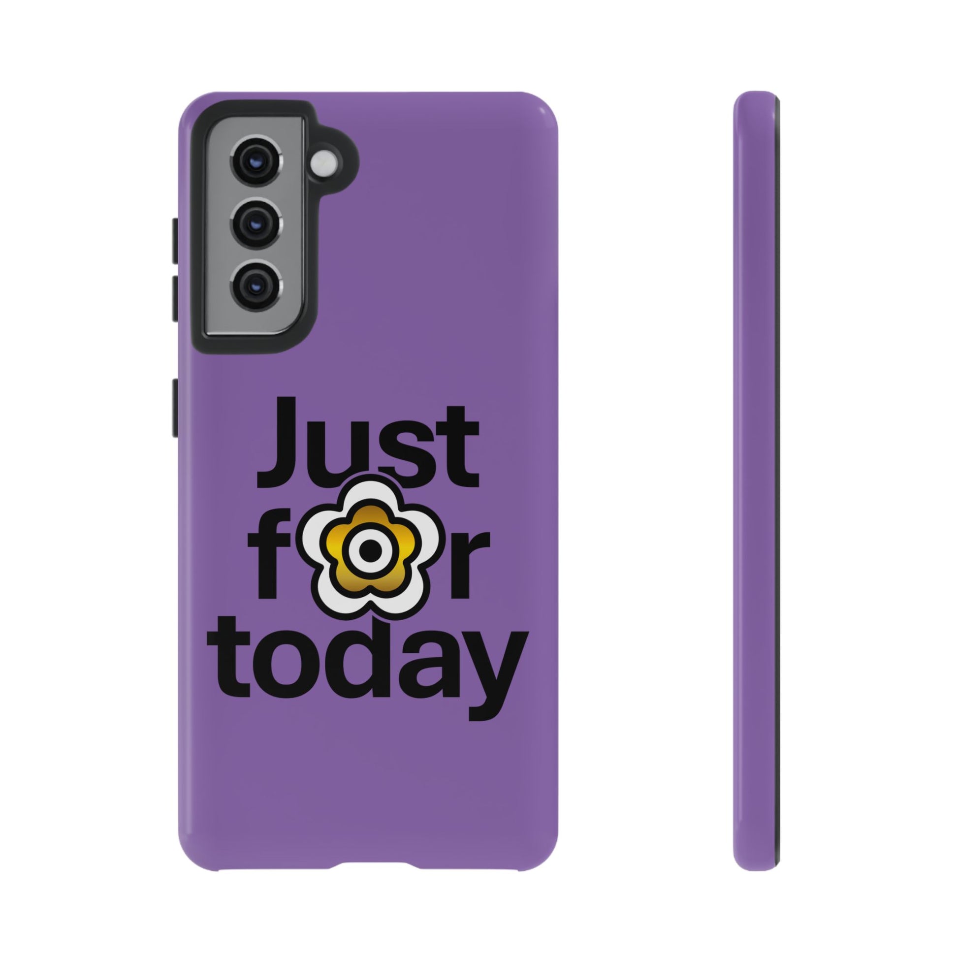 P🌺🌺P2Poppies Just for Today Samsung Phone Case – Inspirational Recovery Protection