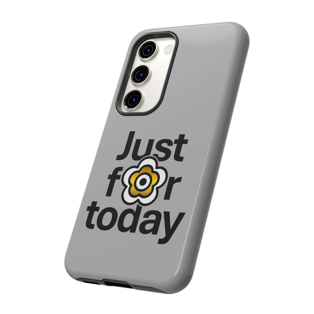 P🌺🌺P2Poppies Just for Today Samsung Phone Case – Inspirational Recovery Protection