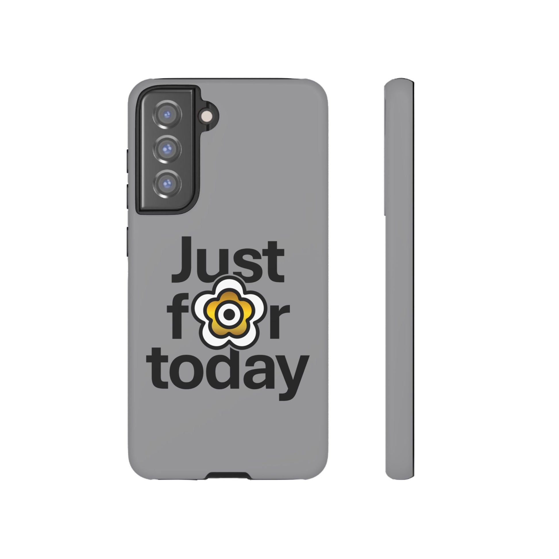 P🌺🌺P2Poppies Just for Today Samsung Phone Case – Inspirational Recovery Protection