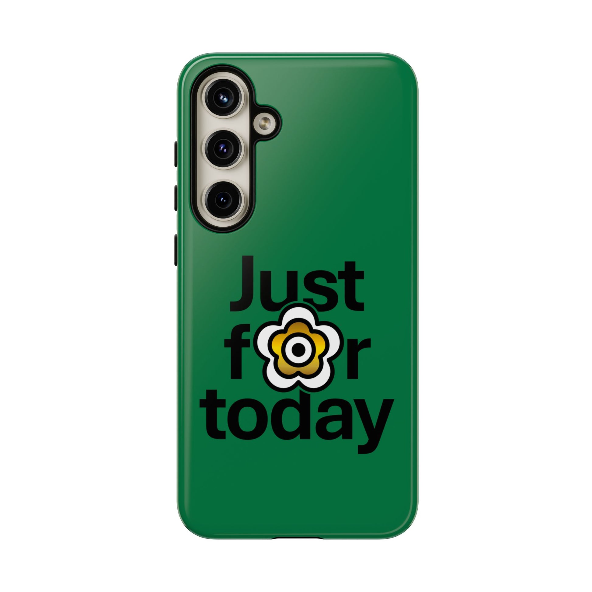 P🌺🌺P2Poppies Just for Today Samsung Phone Case – Inspirational Recovery Protection