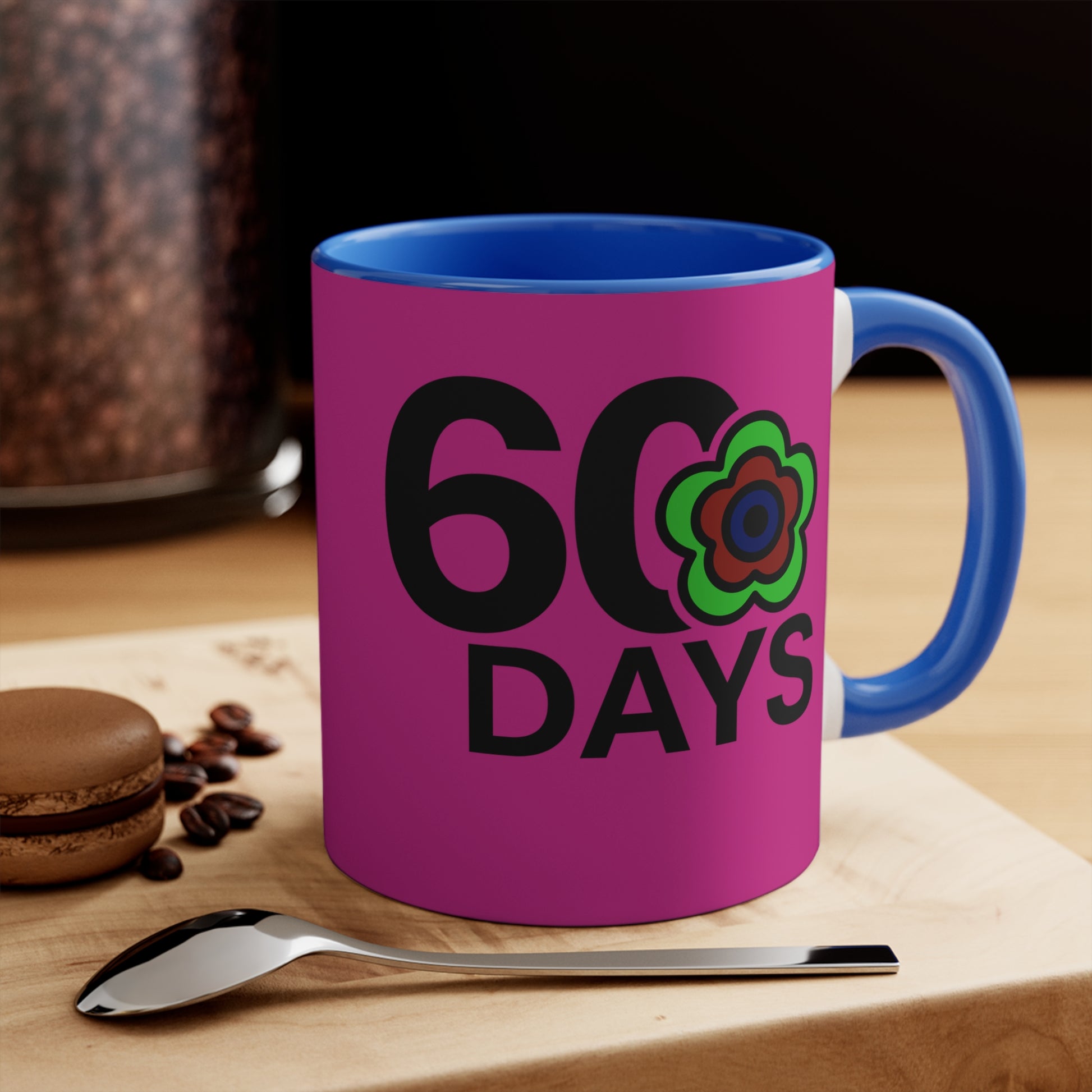 P🌺🌺P2Poppies 60 Days – Motivational Recovery Mug