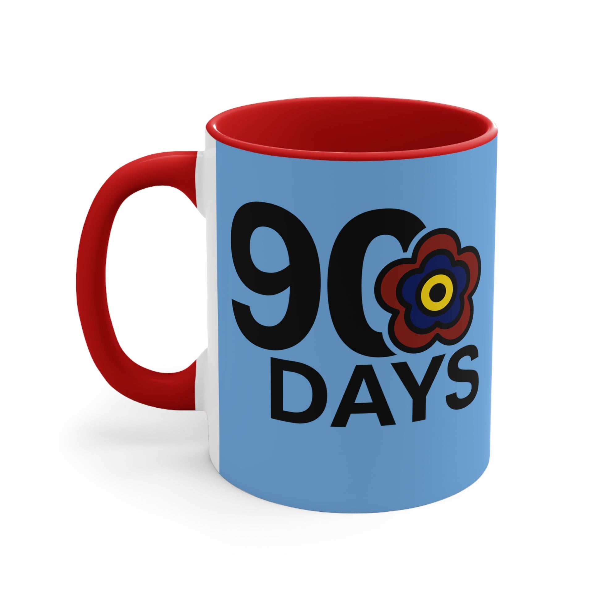 P🌺🌺P2Poppies 90 Days – Motivational Recovery Mug