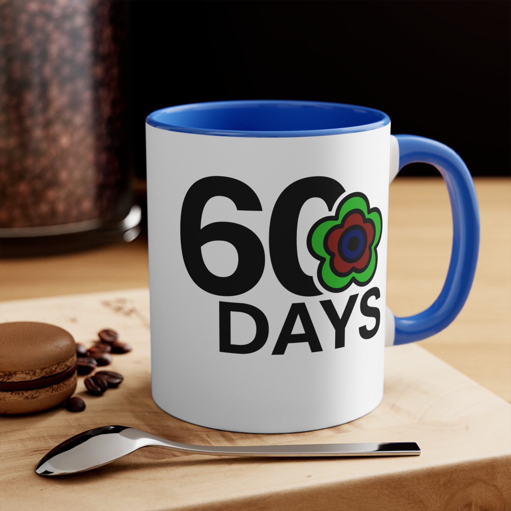 P🌺🌺P2Poppies 60 Days – Motivational Recovery Mug