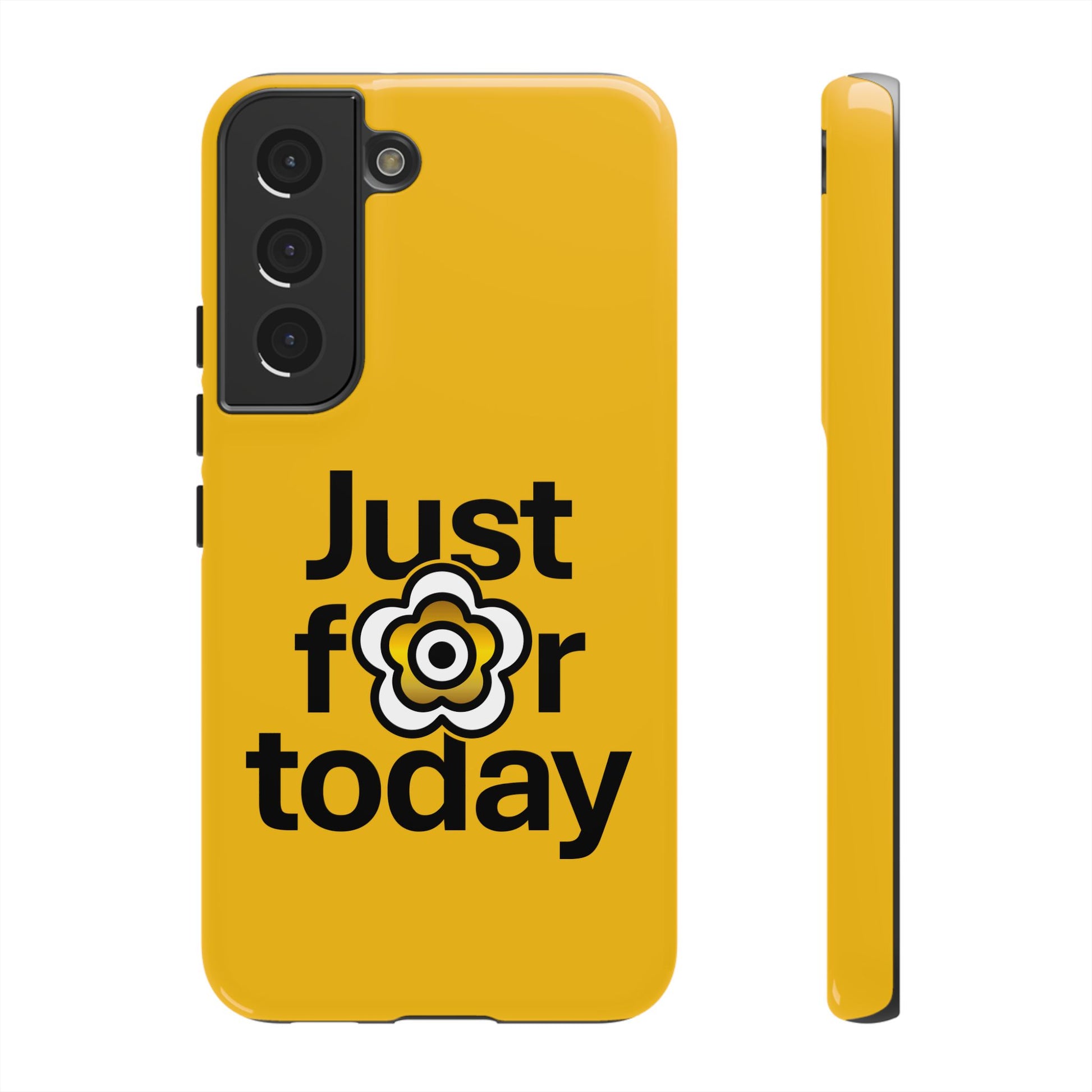 P🌺🌺P2Poppies Just for Today Samsung Phone Case – Inspirational Recovery Protection