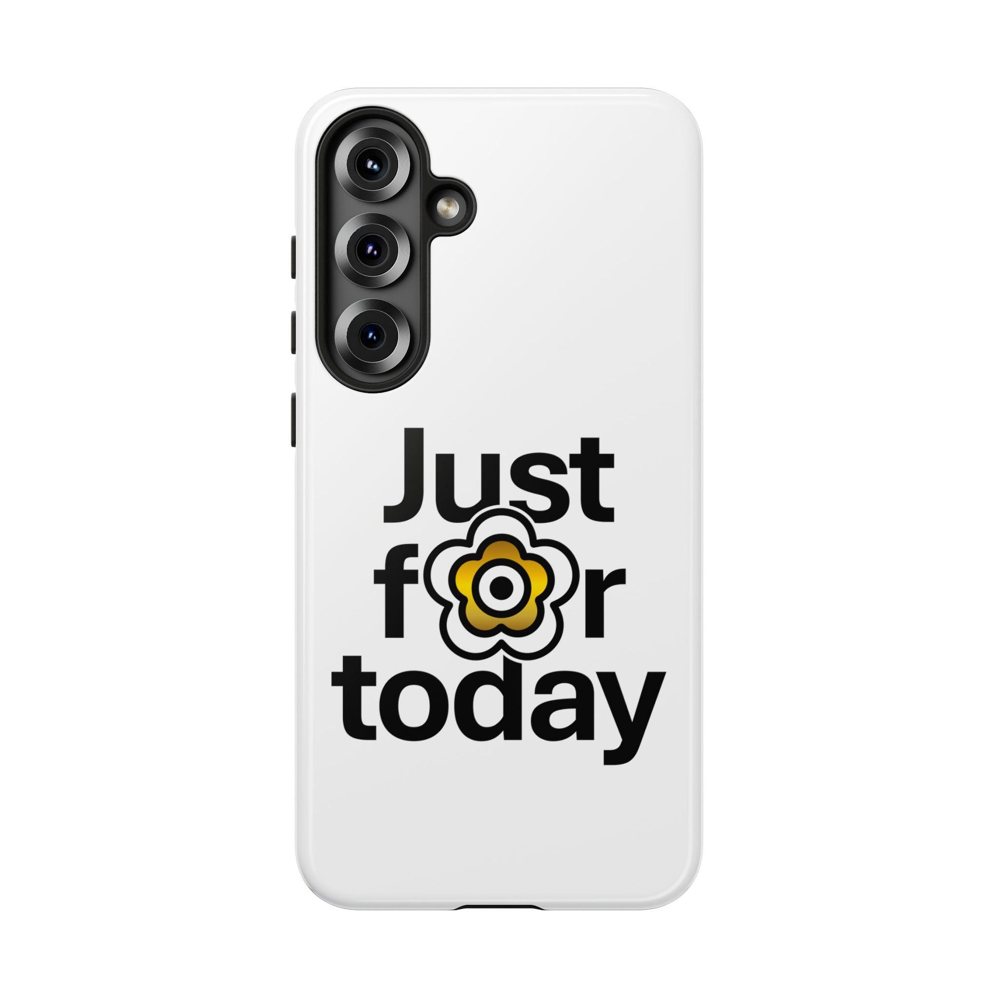 P🌺🌺P2Poppies Just for Today Samsung Phone Case – Inspirational Recovery Protection