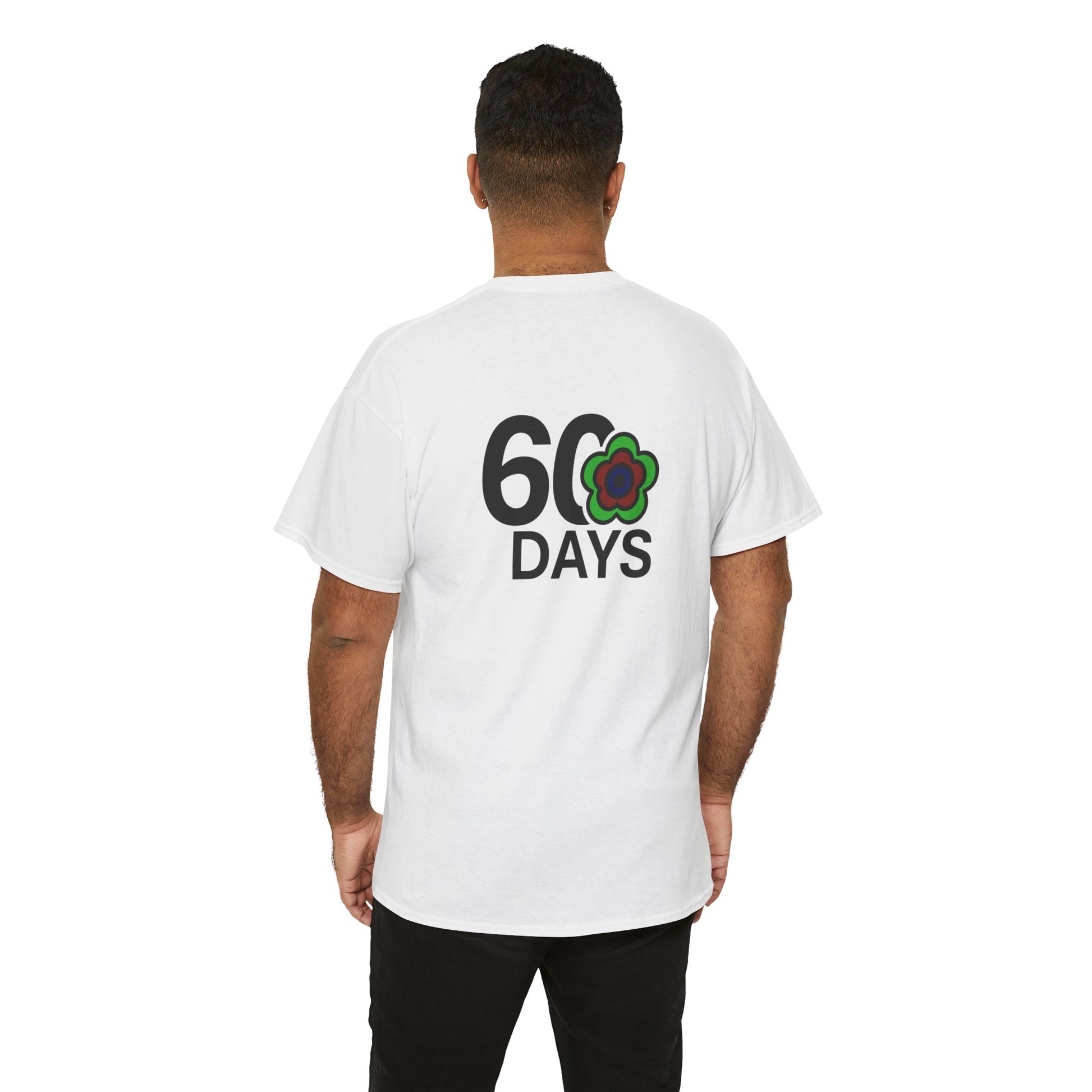 P🌺🌺P2Poppies 60 Days Sober – Motivational Recovery T-Shirt