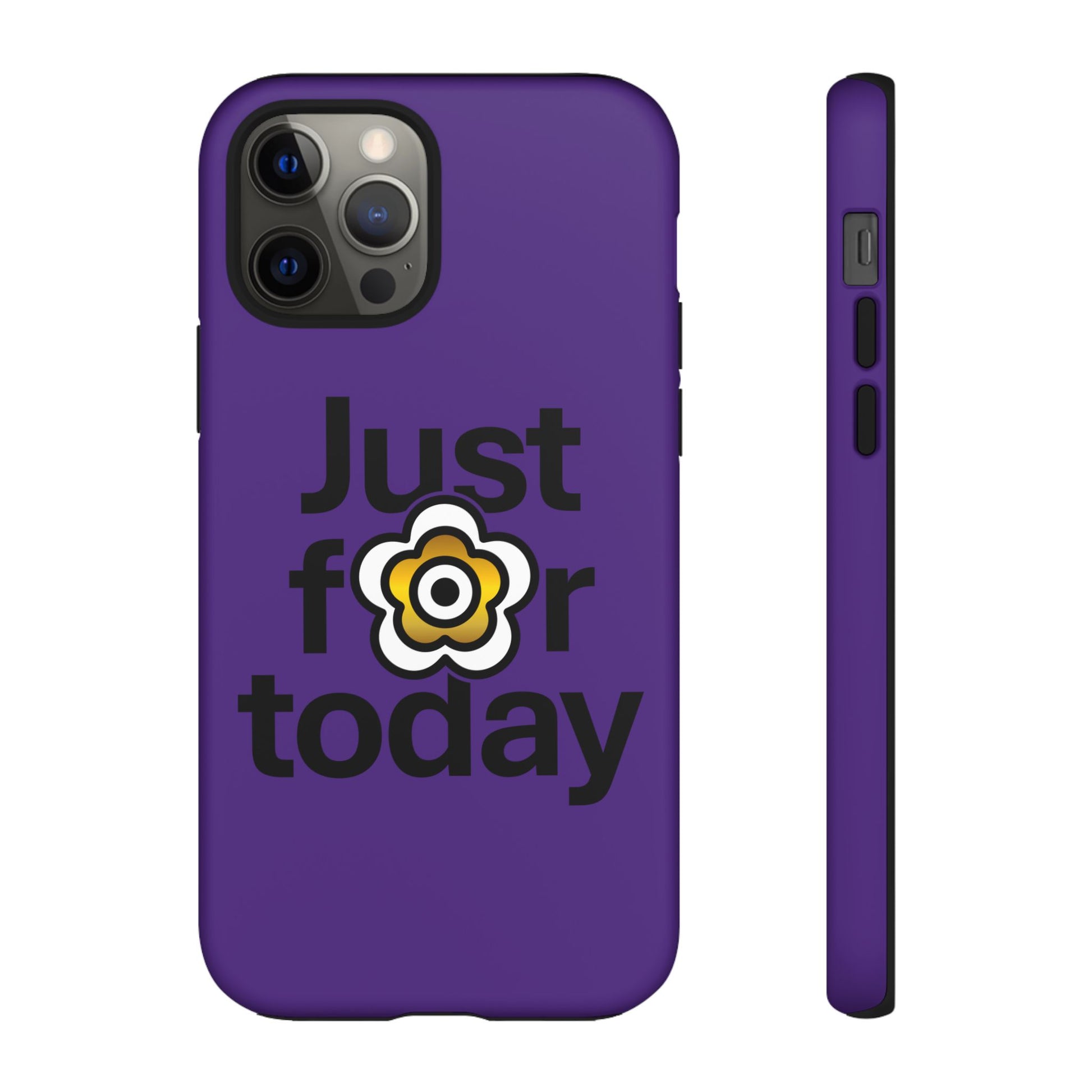 P🌺🌺P2Poppies Just for Today i-Phone Case – Inspirational Recovery Protection