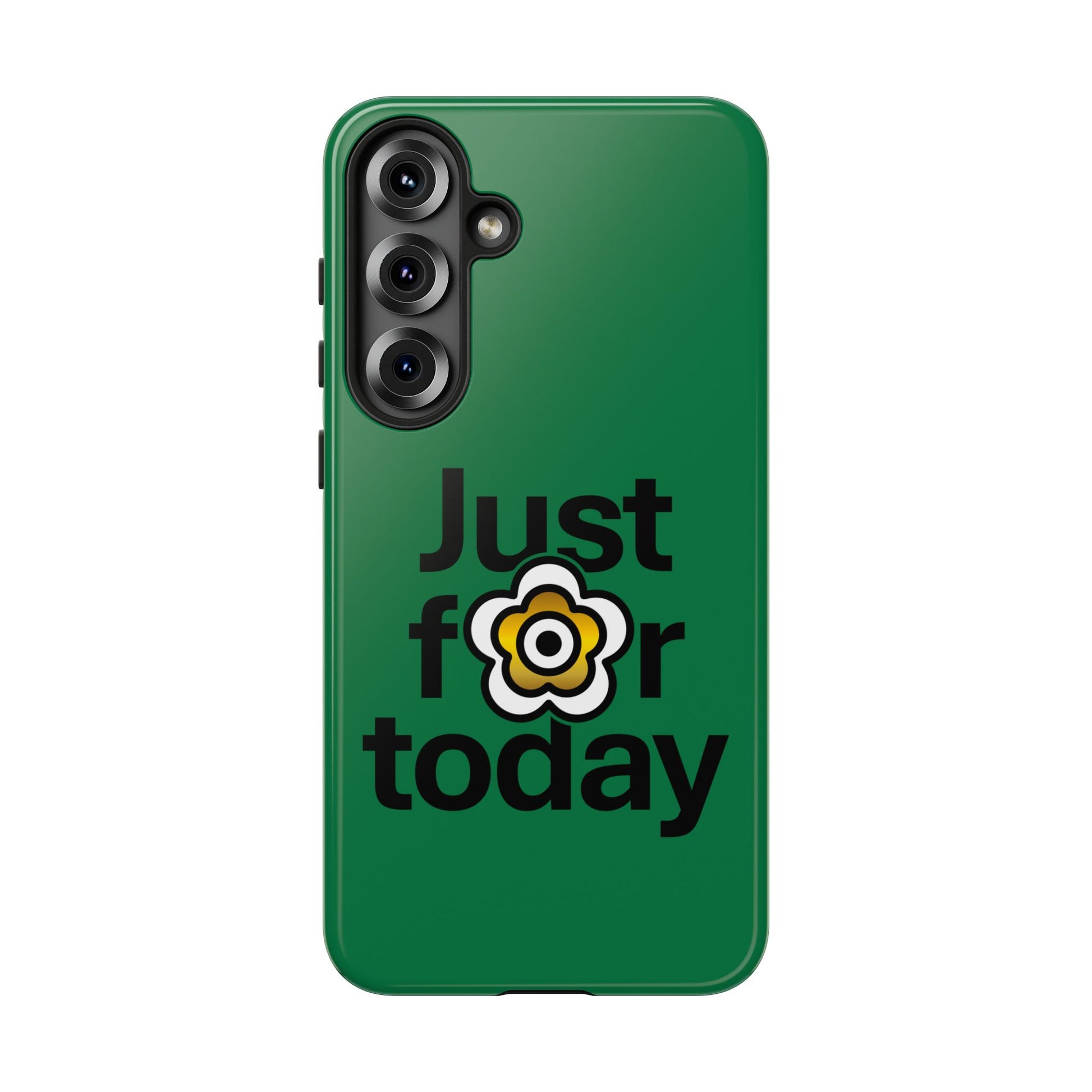 P🌺🌺P2Poppies Just for Today Samsung Phone Case – Inspirational Recovery Protection