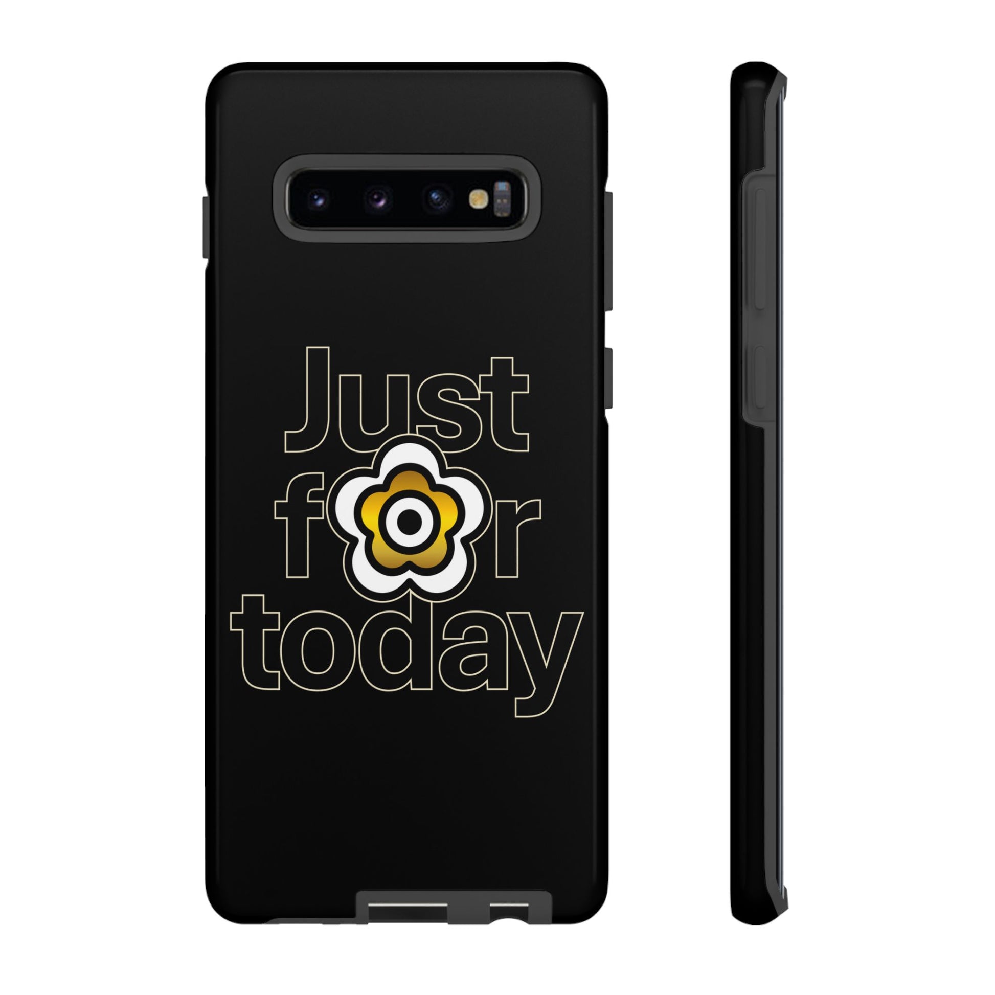 P🌺🌺P2Poppies Just for Today Samsung Phone Case – Inspirational Recovery Protection