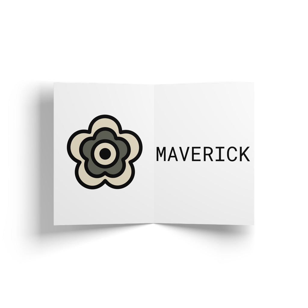 P🌺🌺P2Poppies 1 Year Milestone Greeting Card