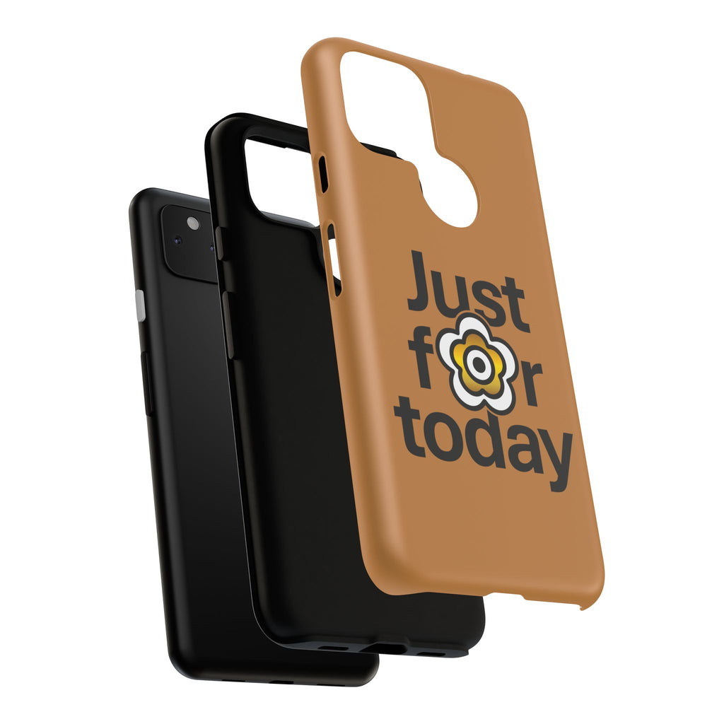 P🌺🌺P2Poppies Just for Today Google Phone Case – Inspirational Recovery Protection