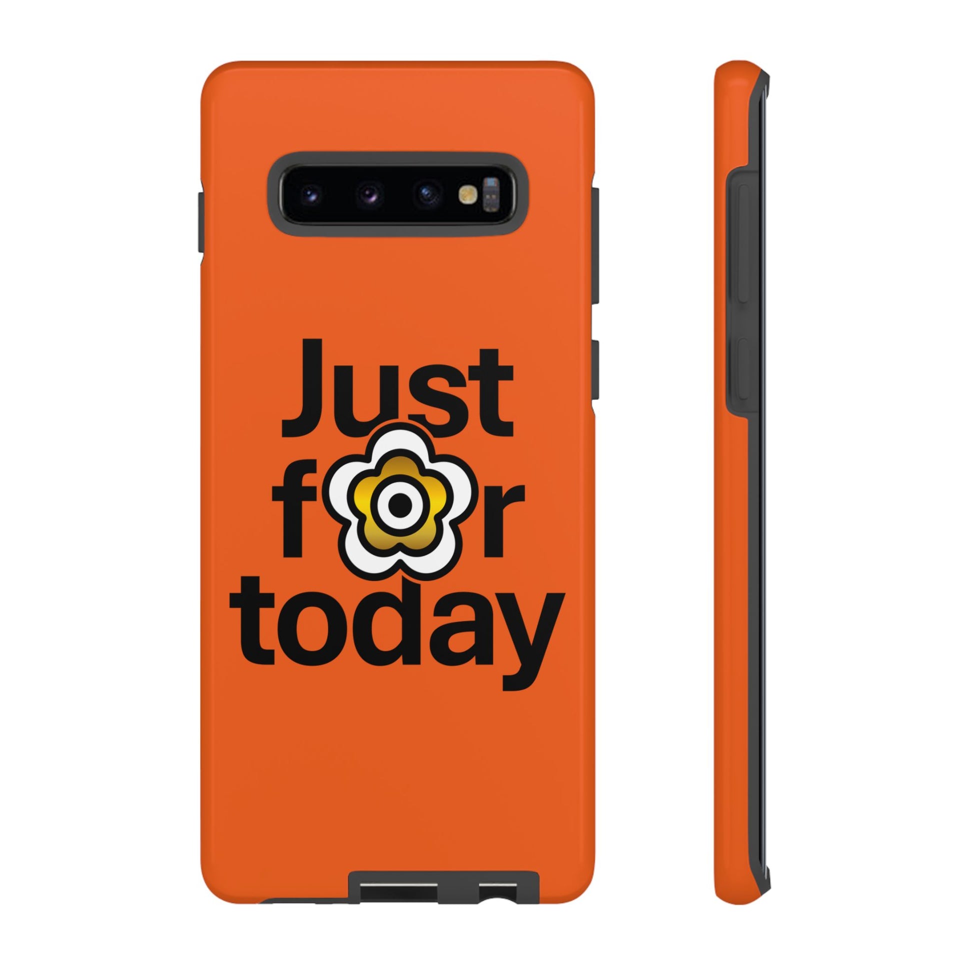 P🌺🌺P2Poppies Just for Today Samsung Phone Case – Inspirational Recovery Protection