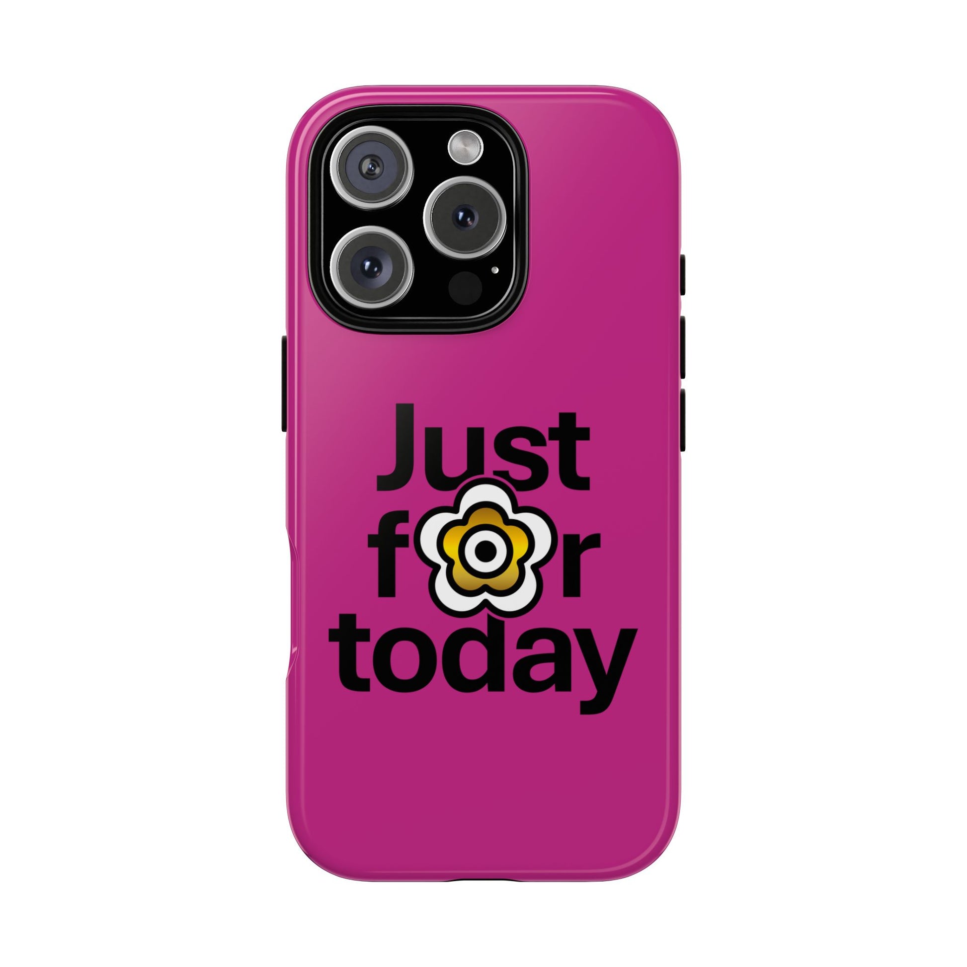 P🌺🌺P2Poppies Just for Today i-Phone Case – Inspirational Recovery Protection