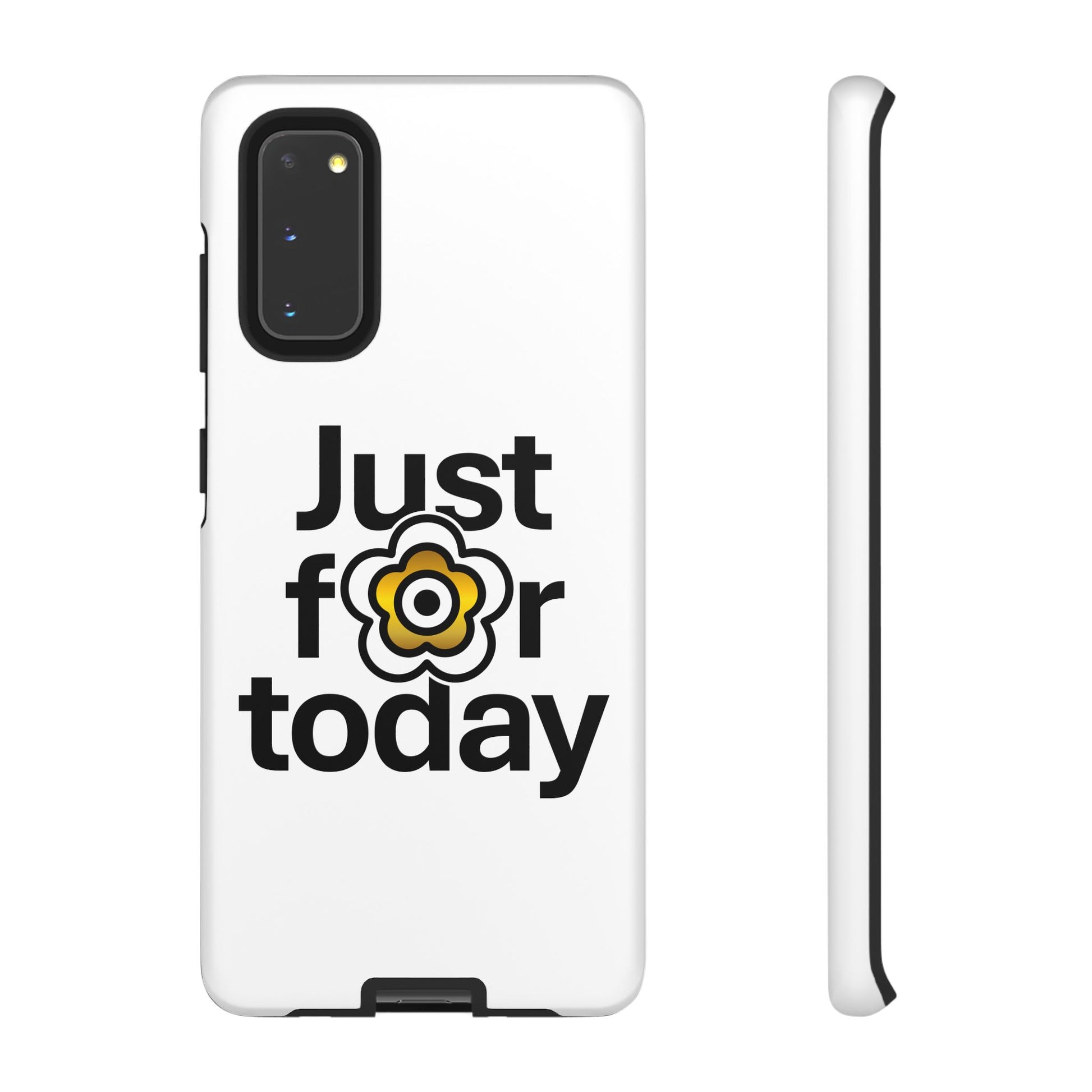 P🌺🌺P2Poppies Just for Today Samsung Phone Case – Inspirational Recovery Protection