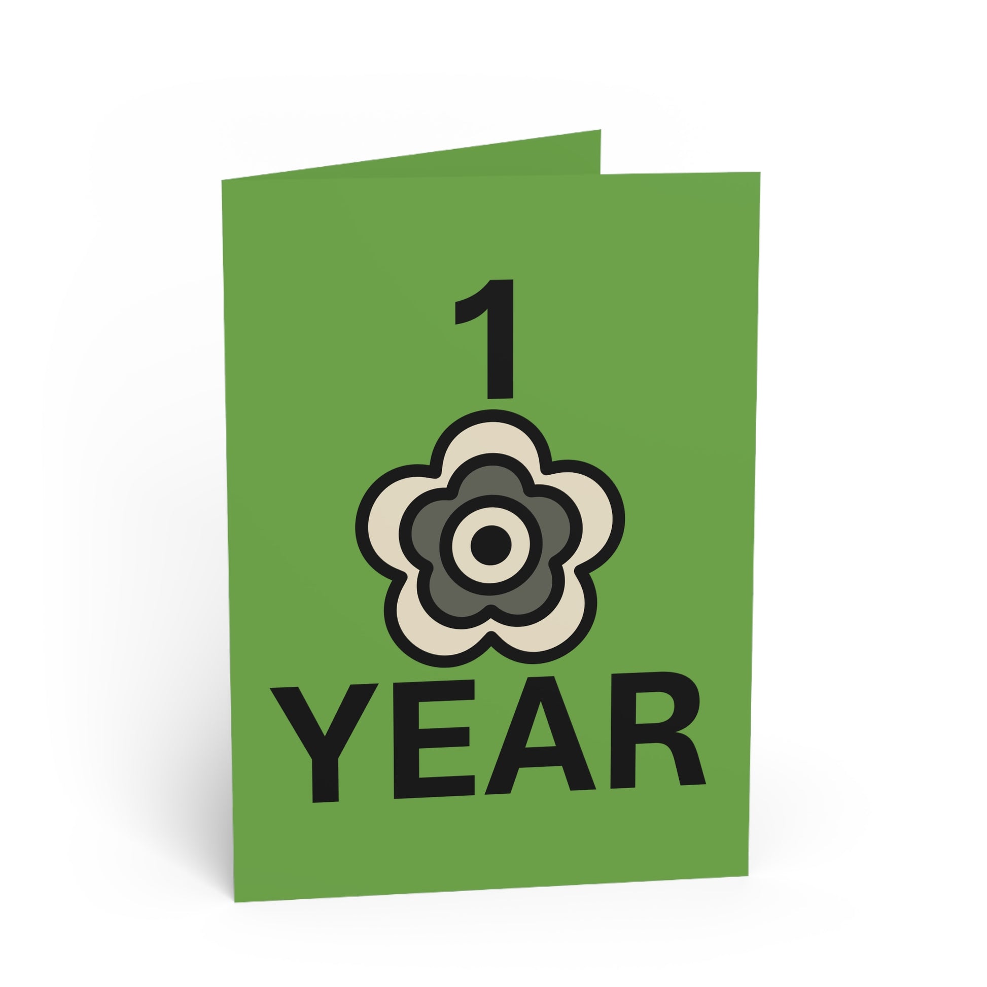 P🌺🌺P2Poppies 1 Year Milestone Greeting Card