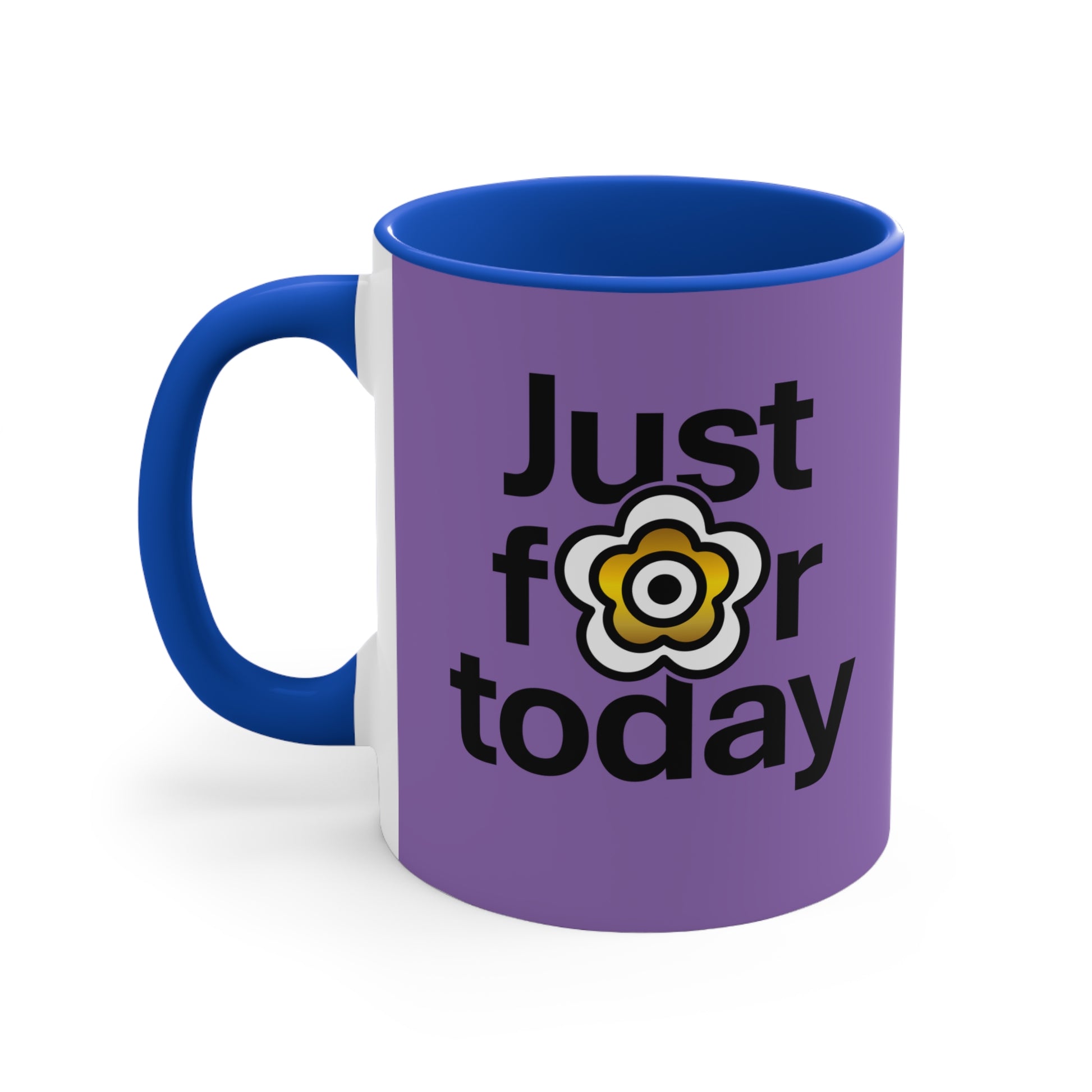 P🌺🌺P2Poppies Just for Today – Motivational Recovery Mug