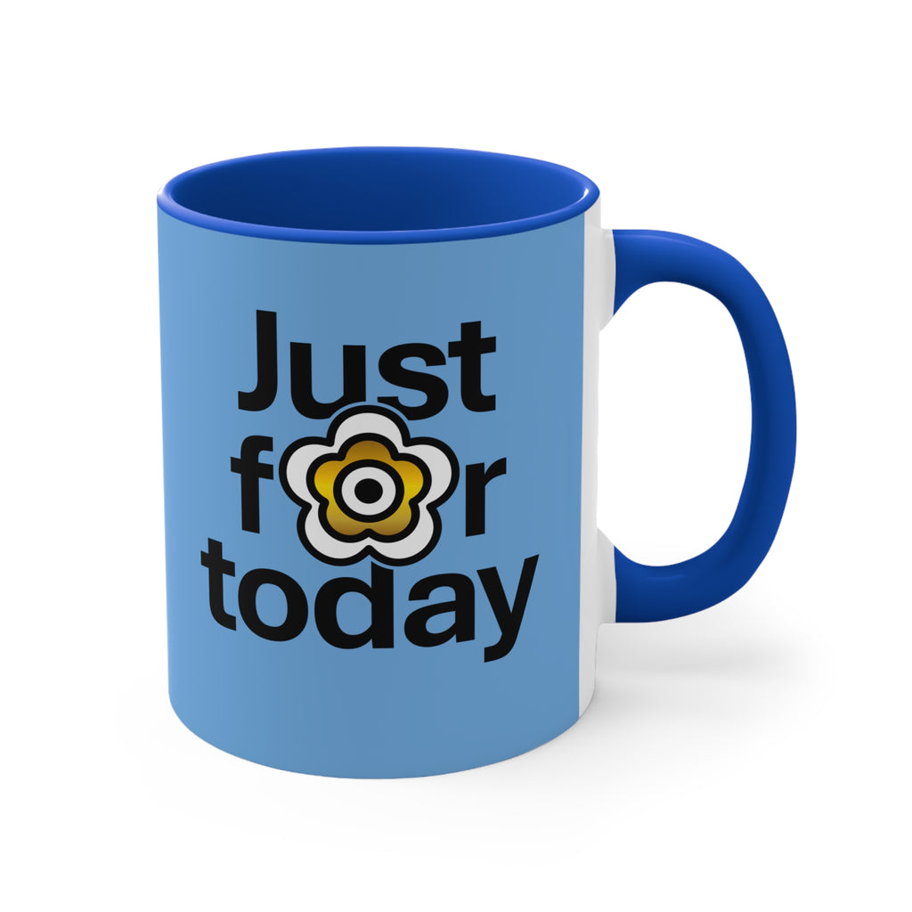 P🌺🌺P2Poppies Just for Today – Motivational Recovery Mug