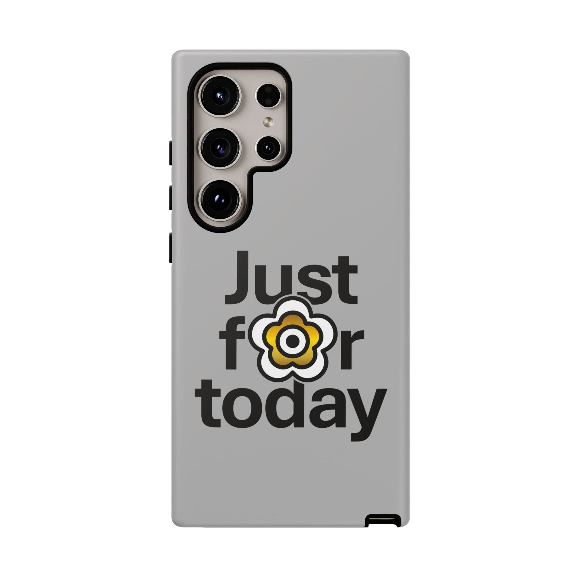 P🌺🌺P2Poppies Just for Today Samsung Phone Case – Inspirational Recovery Protection