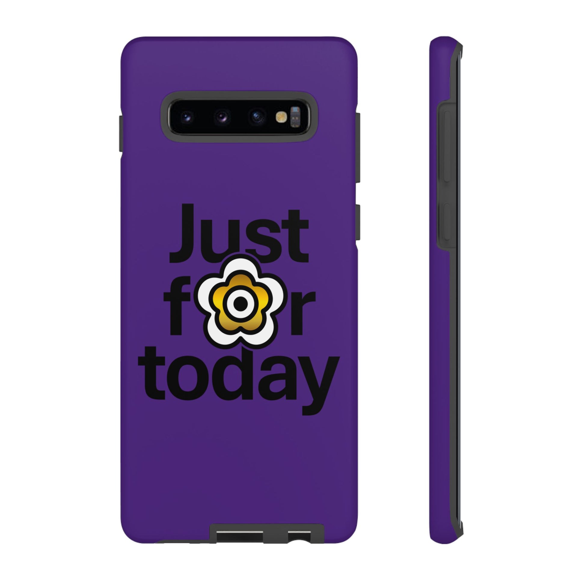 P🌺🌺P2Poppies Just for Today Samsung Phone Case – Inspirational Recovery Protection