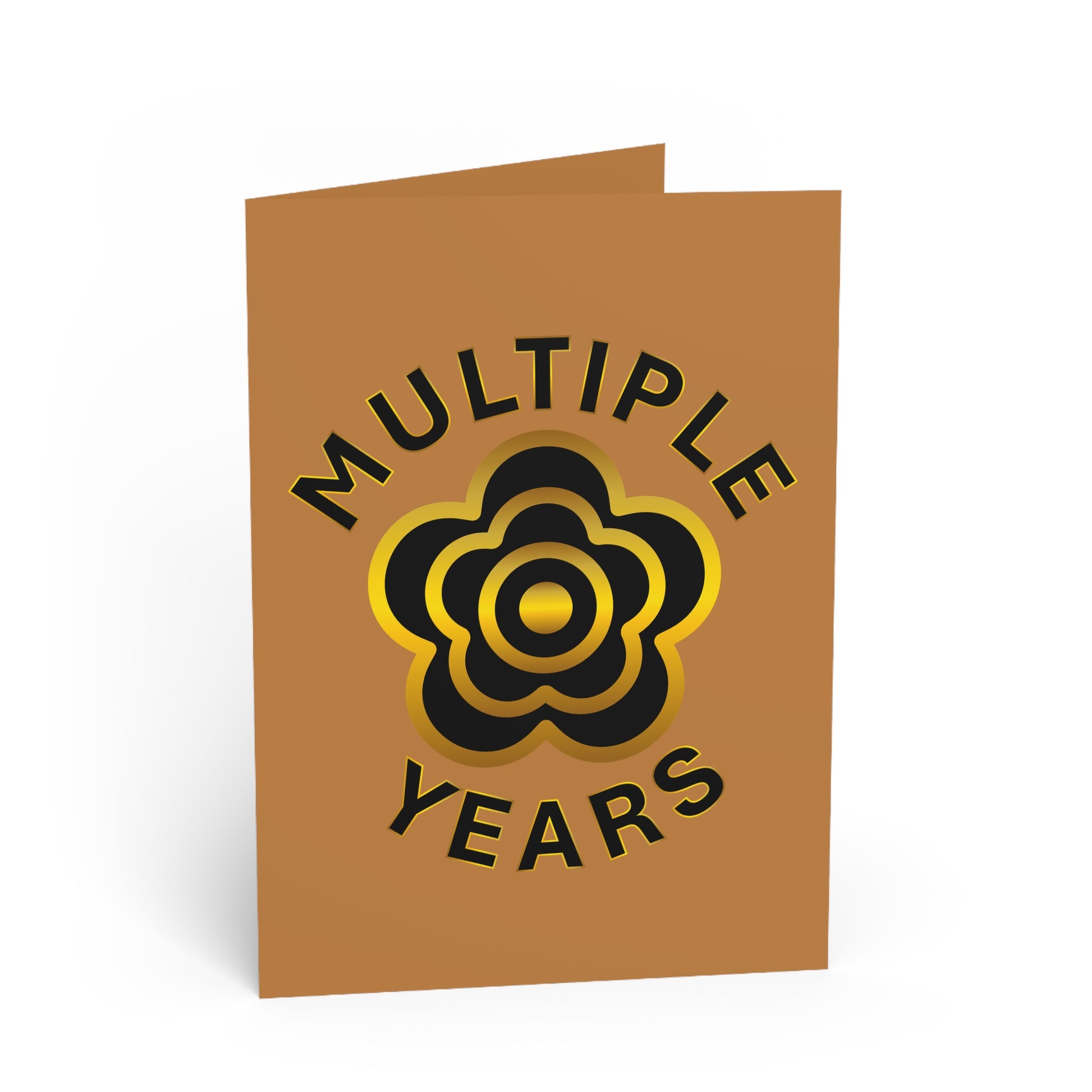 P🌺🌺P2Poppies Multiple Years Milestone Greeting Card