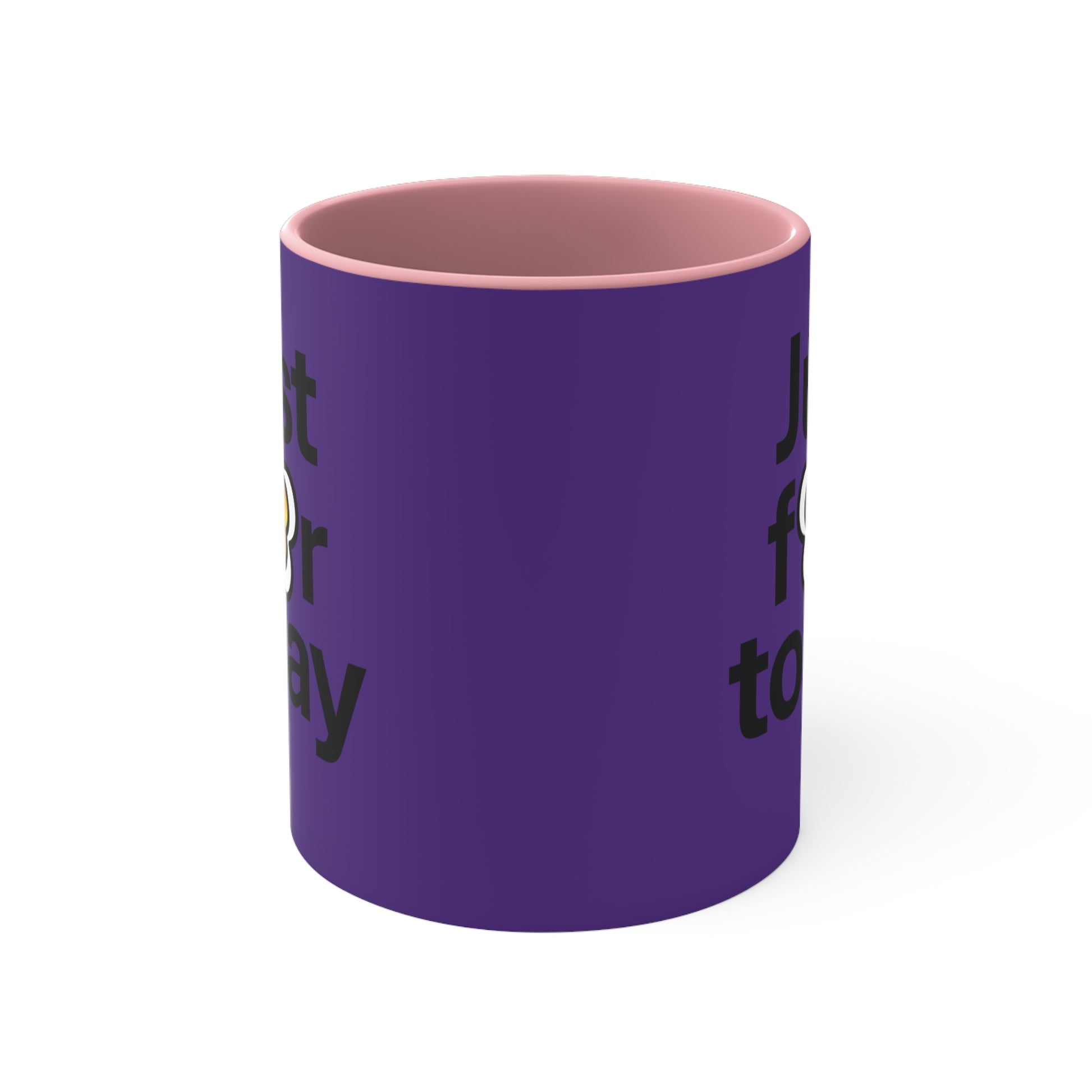 P🌺🌺P2Poppies Just for Today – Motivational Recovery Mug