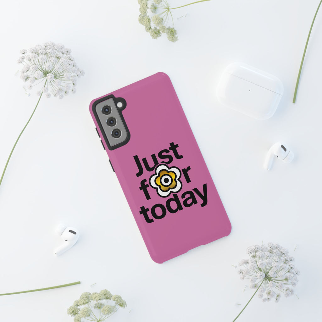 P🌺🌺P2Poppies Just for Today Samsung Phone Case – Inspirational Recovery Protection