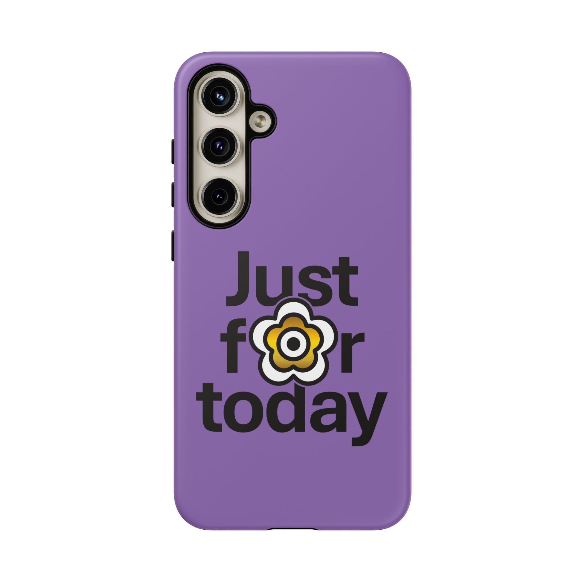 P🌺🌺P2Poppies Just for Today Samsung Phone Case – Inspirational Recovery Protection