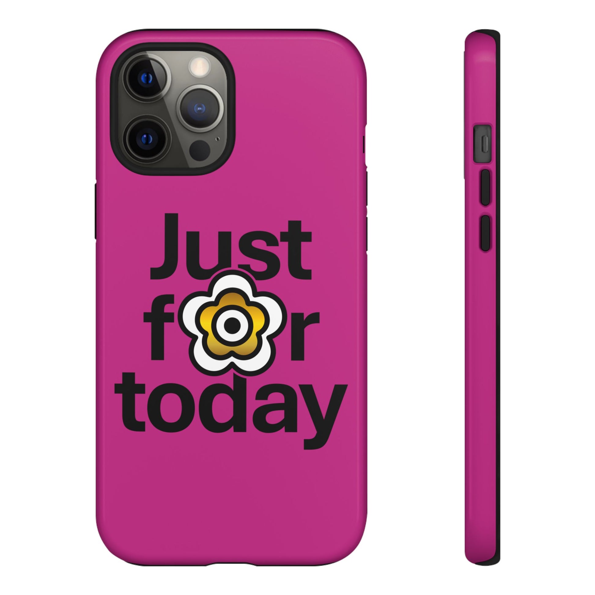 P🌺🌺P2Poppies Just for Today i-Phone Case – Inspirational Recovery Protection