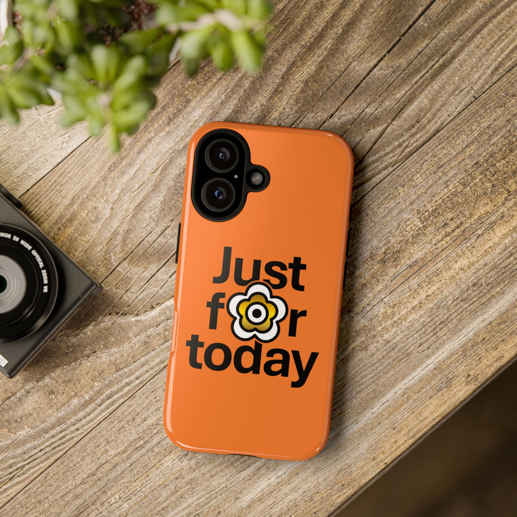 P🌺🌺P2Poppies Just for Today i-Phone Case – Inspirational Recovery Protection