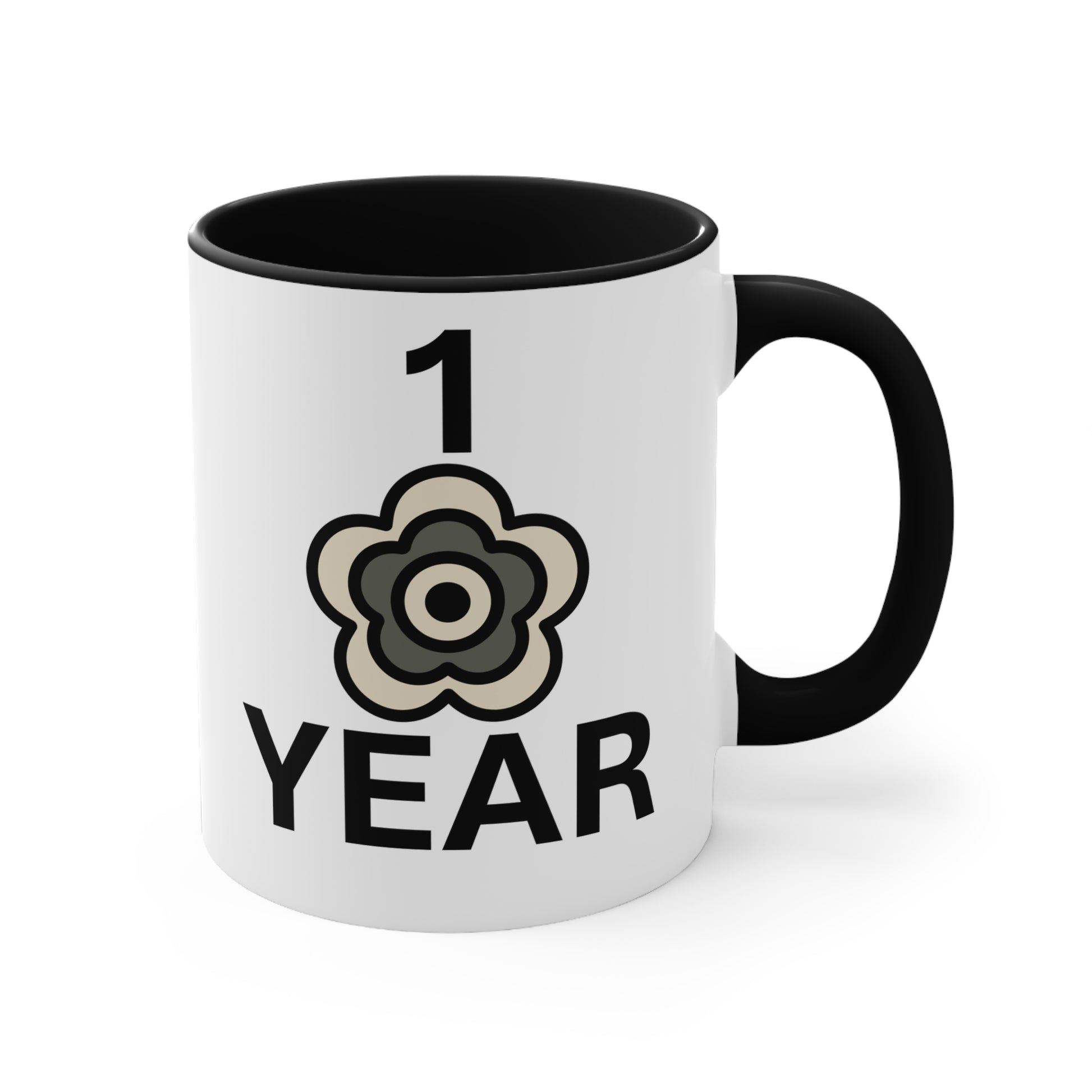 P🌺🌺P2Poppies 1 Year – Motivational Recovery Mug
