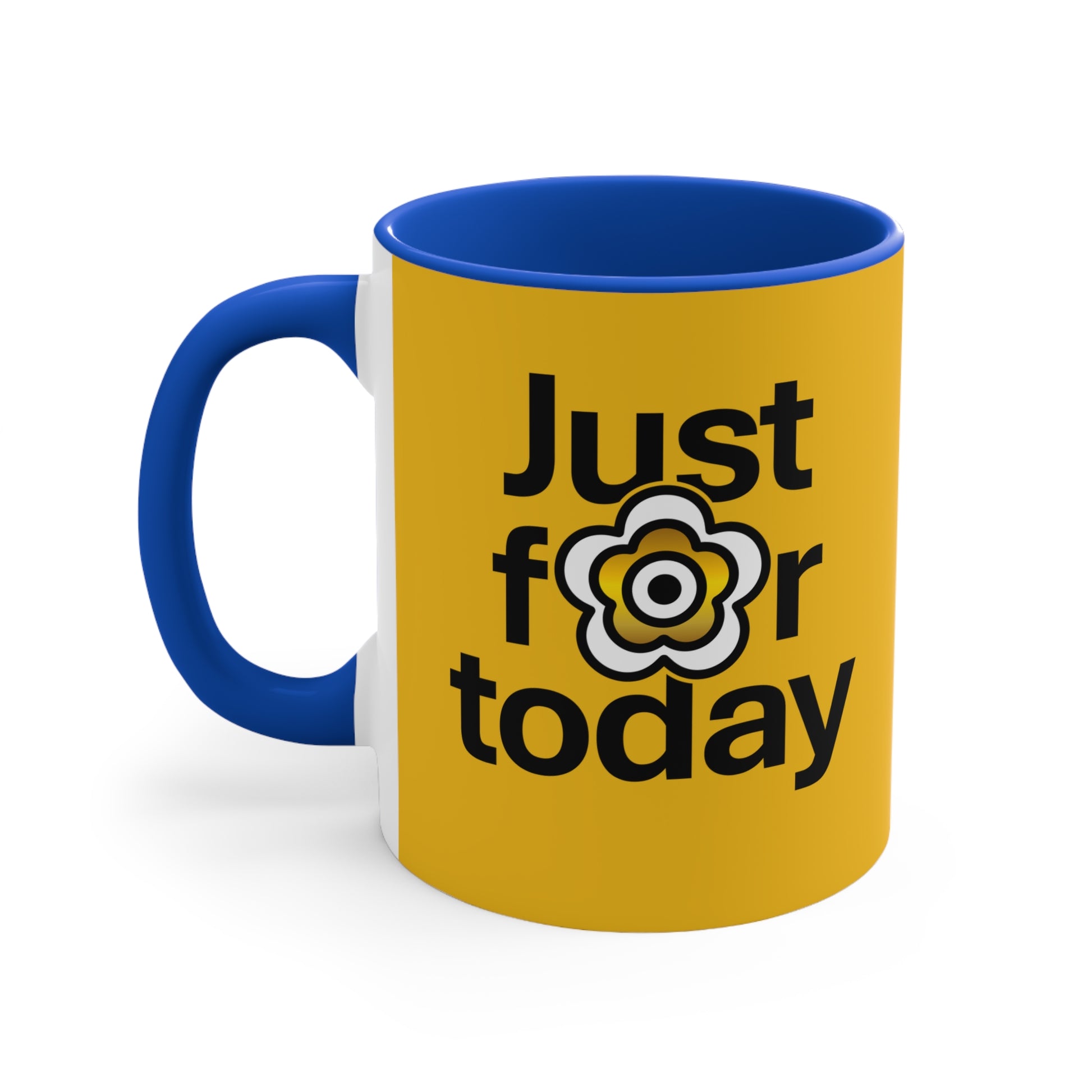 P🌺🌺P2Poppies Just for Today – Motivational Recovery Mug