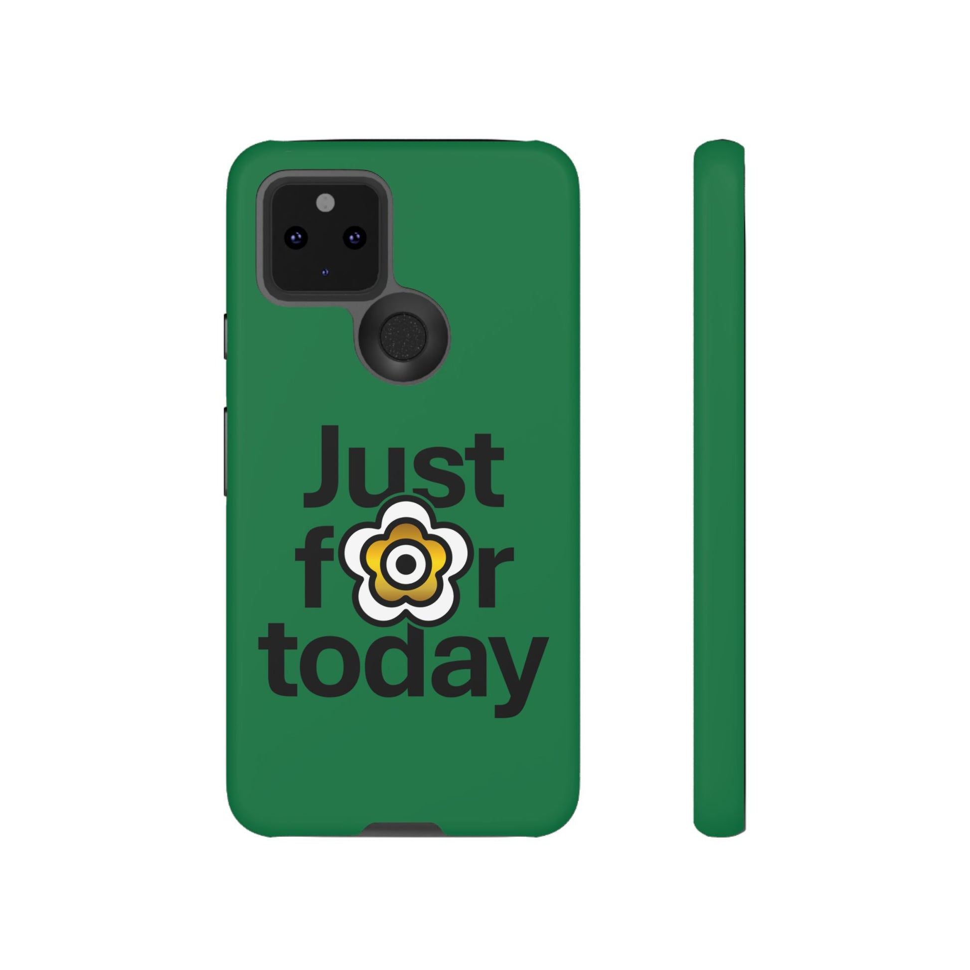 P🌺🌺P2Poppies Just for Today Google Phone Case – Inspirational Recovery Protection