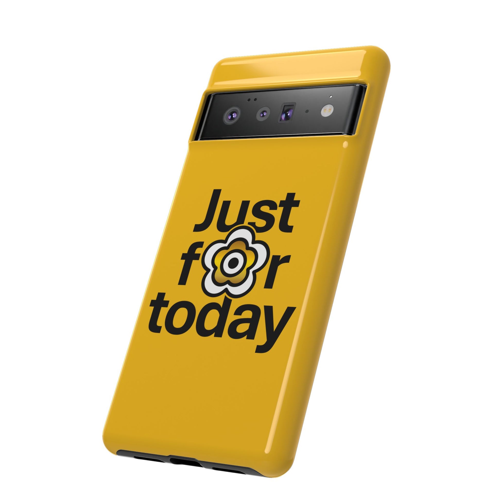 P🌺🌺P2Poppies Just for Today Google Phone Case – Inspirational Recovery Protection