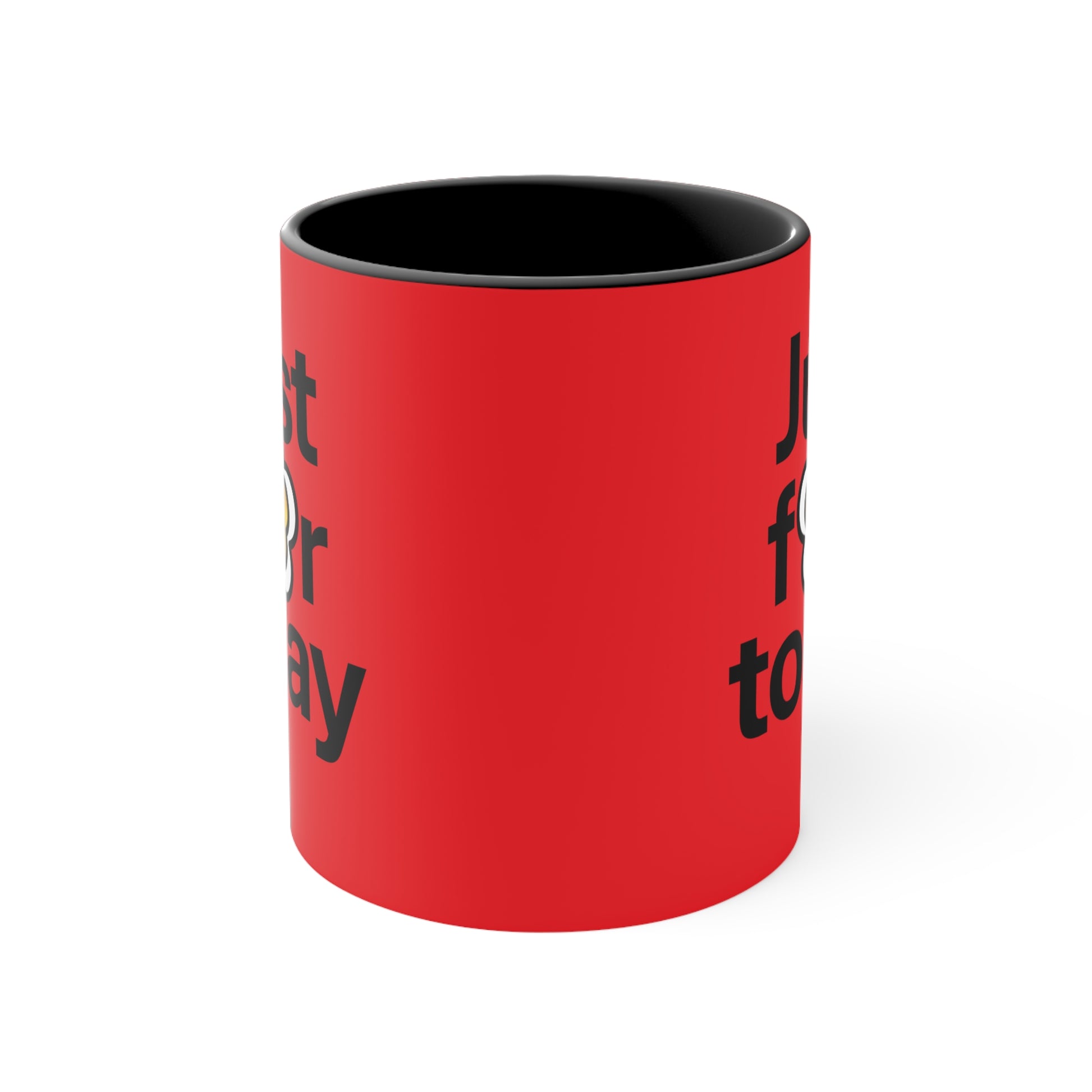 P🌺🌺P2Poppies Just for Today – Motivational Recovery Mug