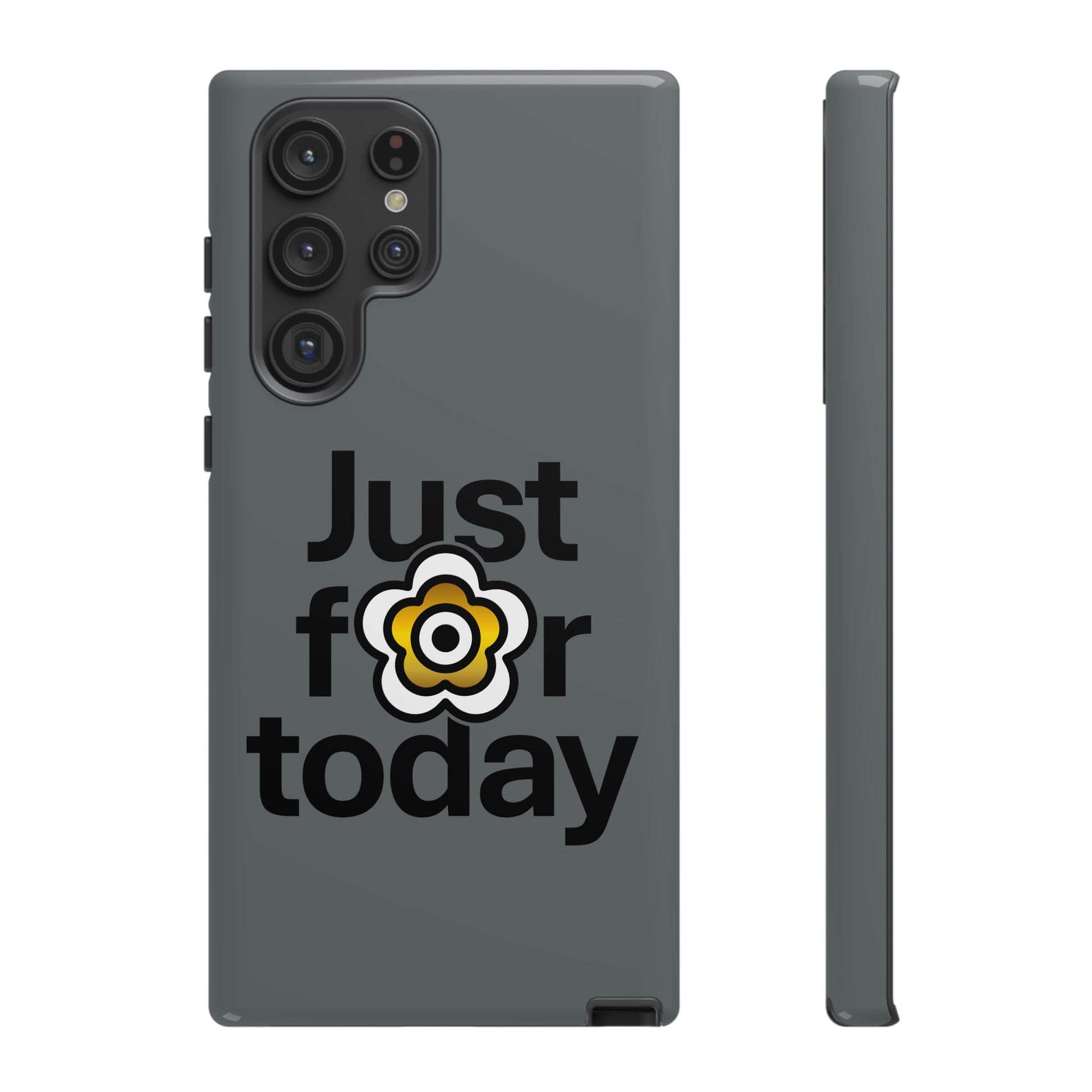 P🌺🌺P2Poppies Just for Today Samsung Phone Case – Inspirational Recovery Protection