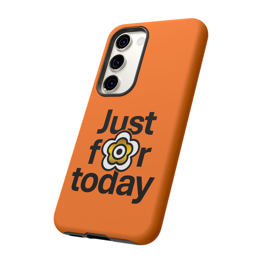 P🌺🌺P2Poppies Just for Today Samsung Phone Case – Inspirational Recovery Protection