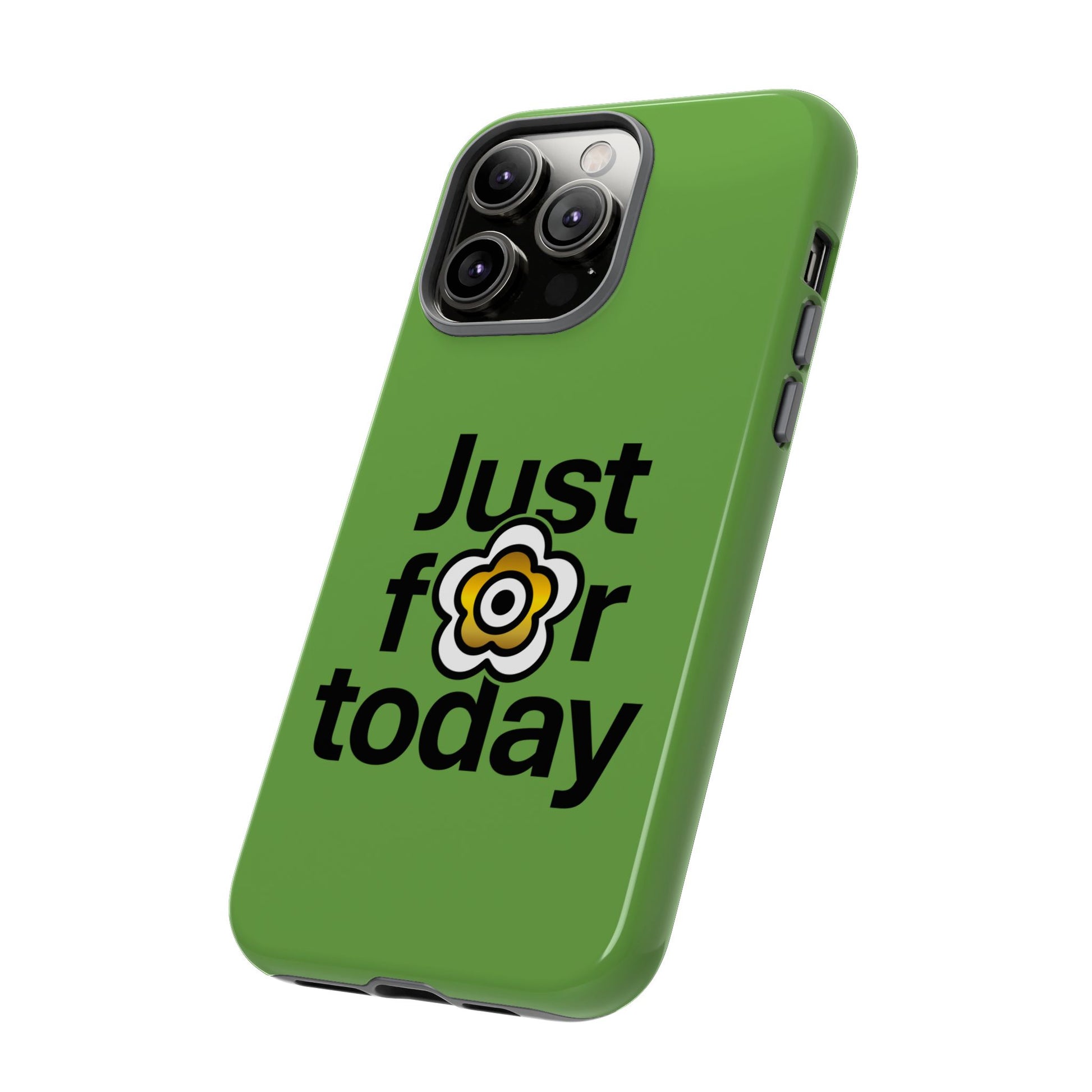 P🌺🌺P2Poppies Just for Today i-Phone Case – Inspirational Recovery Protection