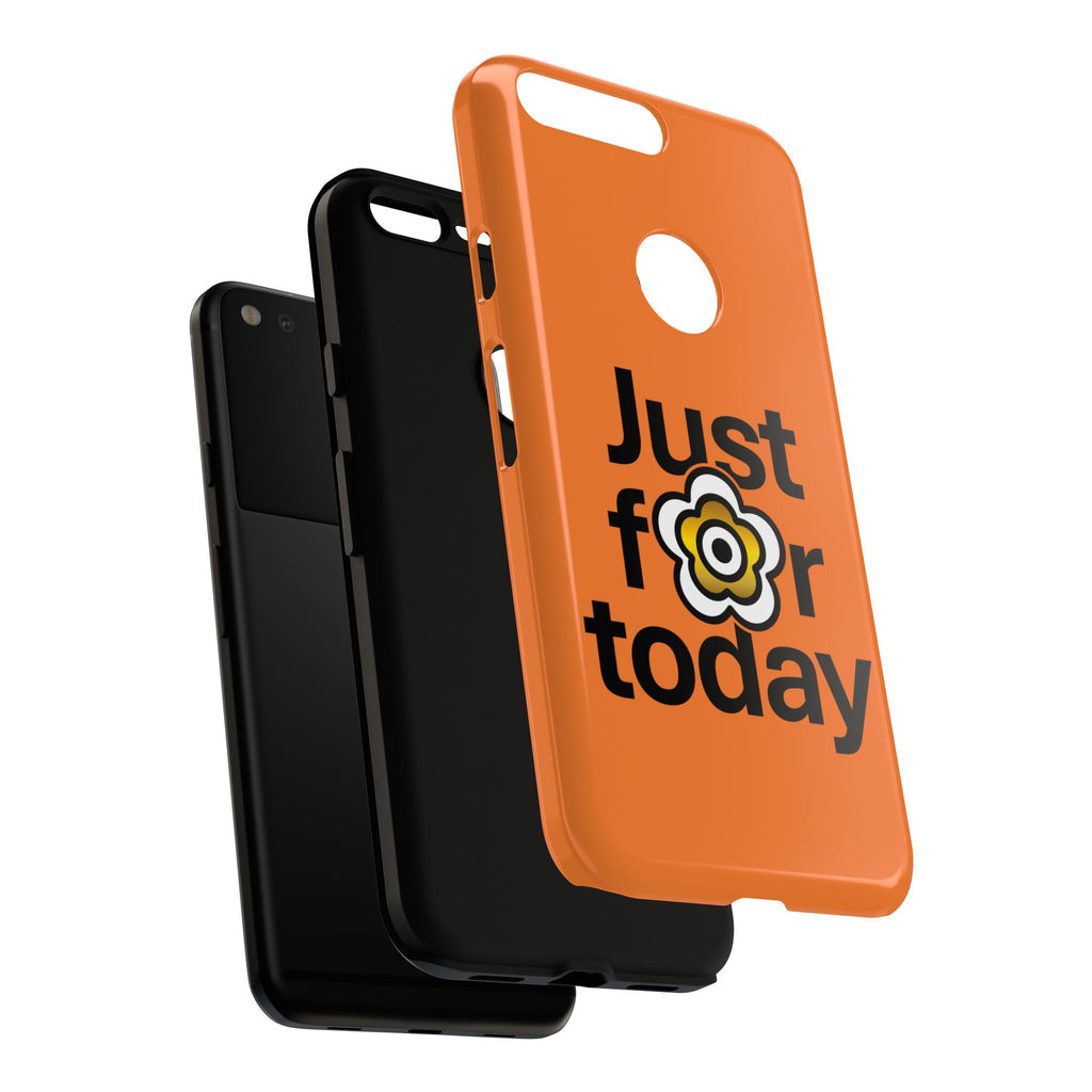 P🌺🌺P2Poppies Just for Today Google Phone Case – Inspirational Recovery Protection