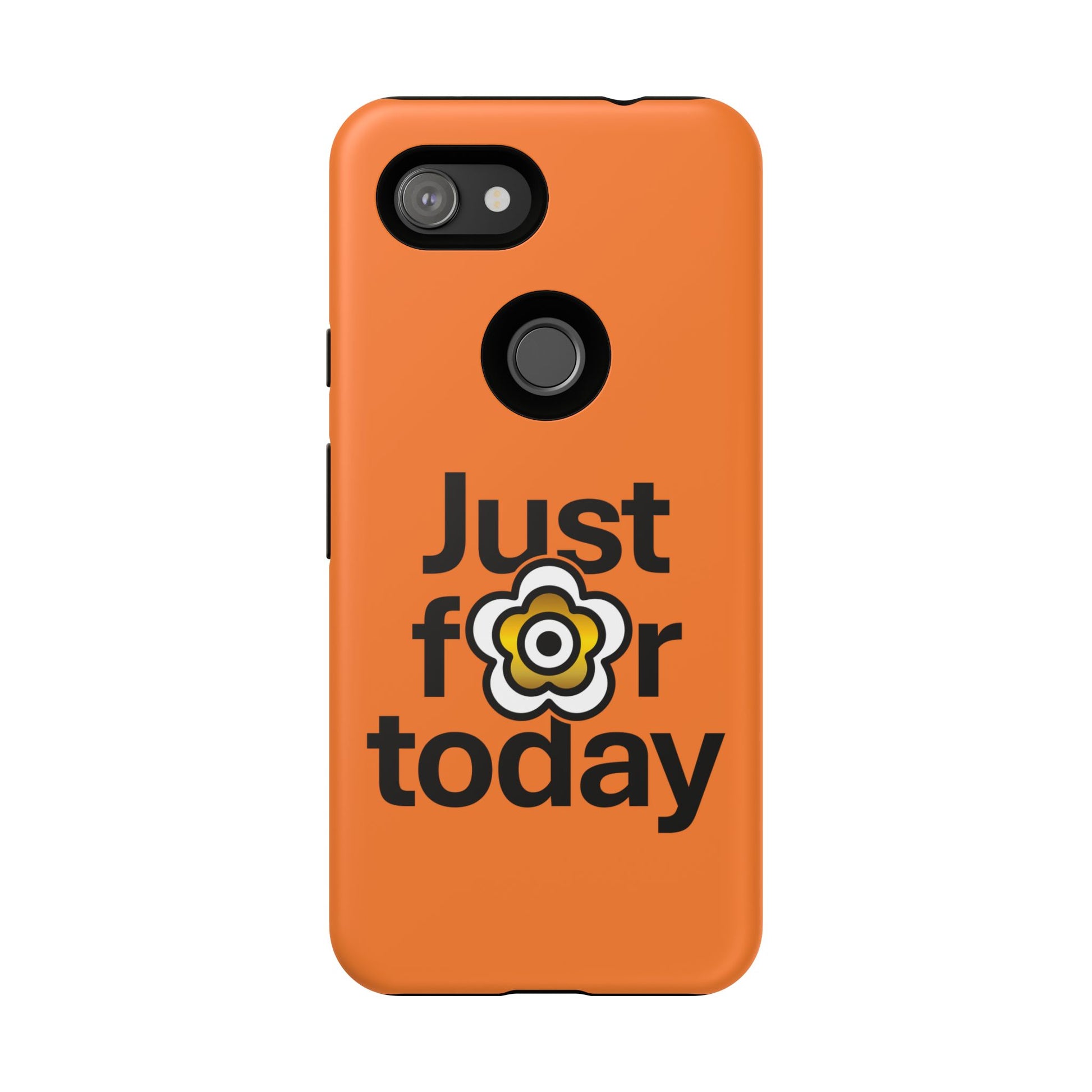 P🌺🌺P2Poppies Just for Today Google Phone Case – Inspirational Recovery Protection