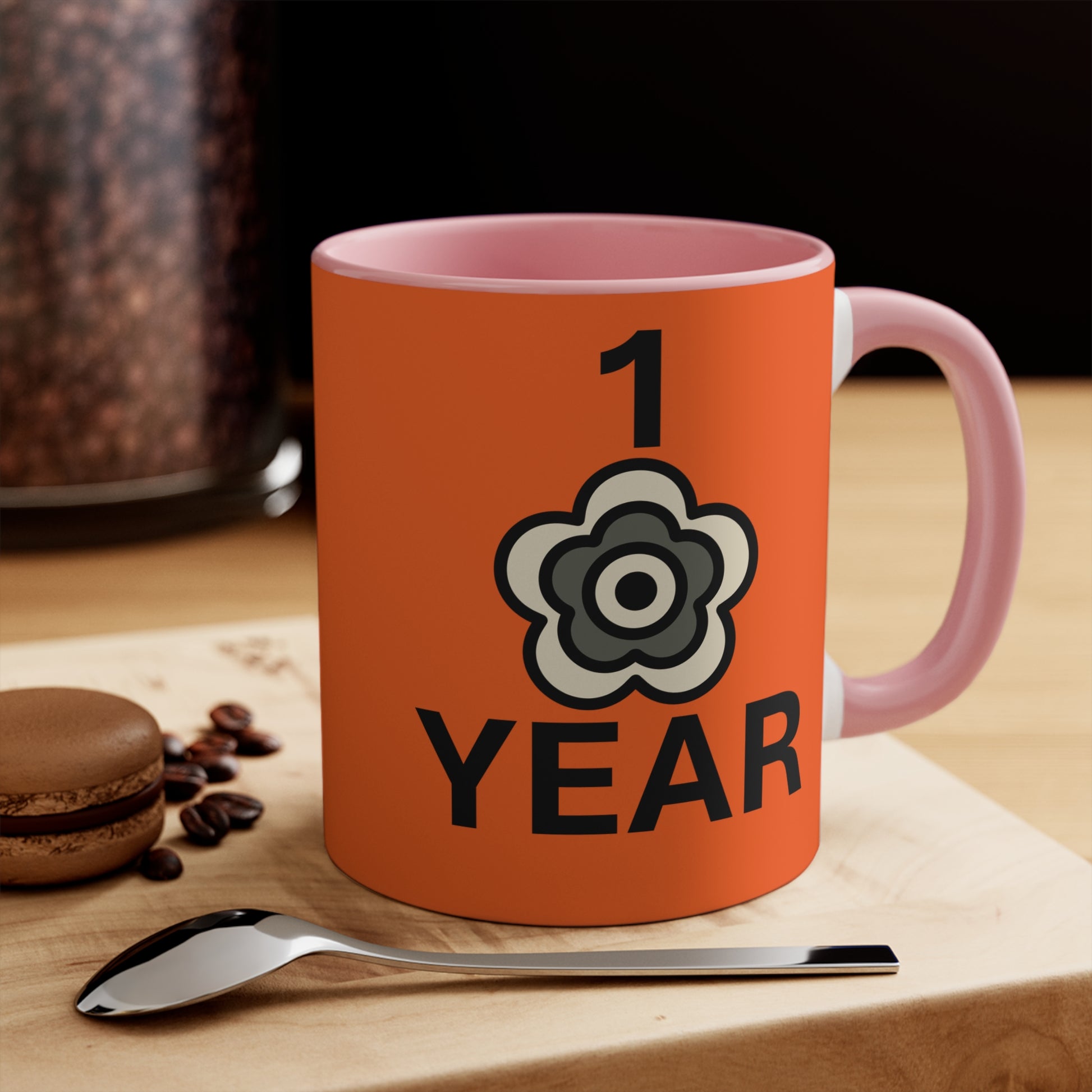 P🌺🌺P2Poppies 1 Year – Motivational Recovery Mug