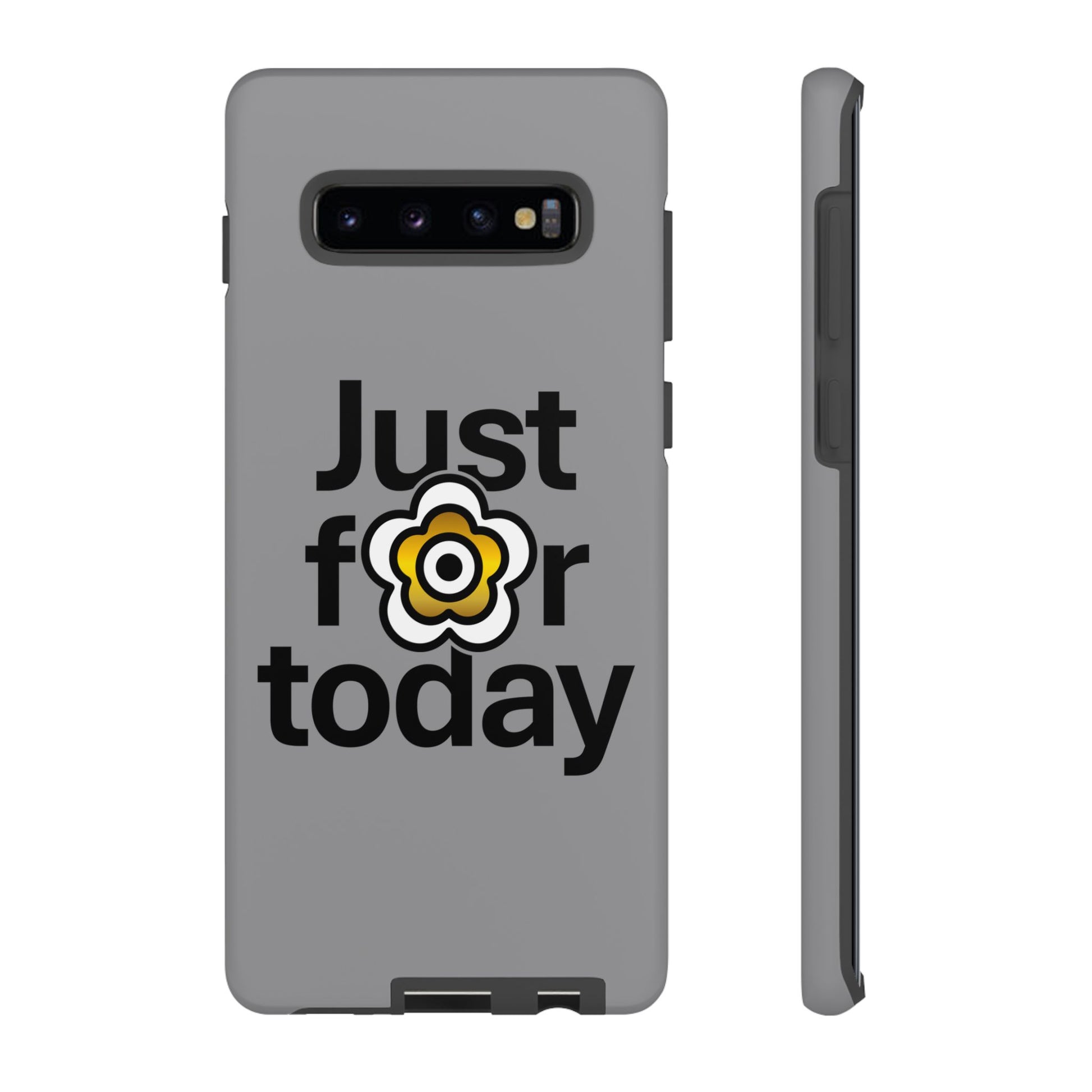 P🌺🌺P2Poppies Just for Today Samsung Phone Case – Inspirational Recovery Protection