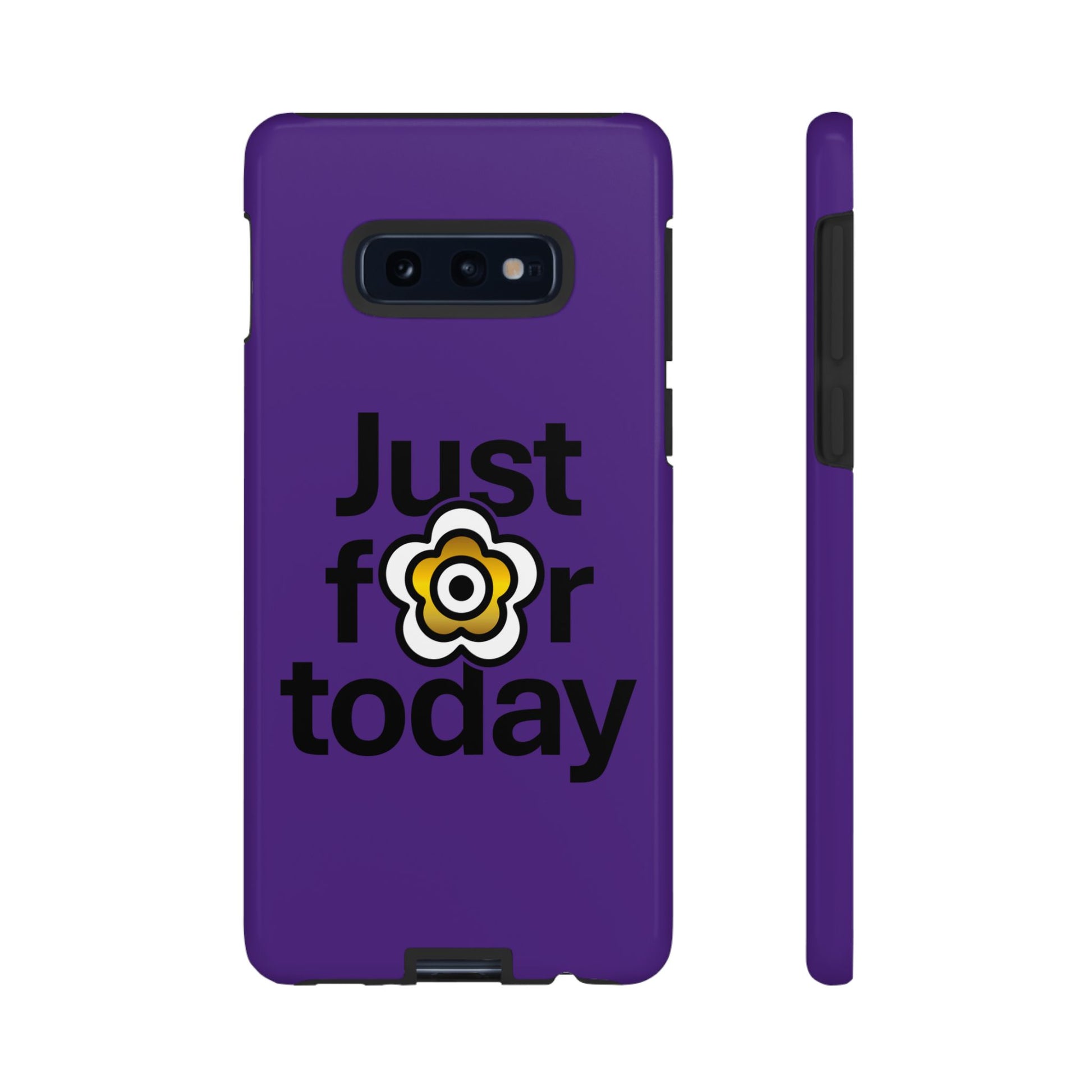 P🌺🌺P2Poppies Just for Today Samsung Phone Case – Inspirational Recovery Protection